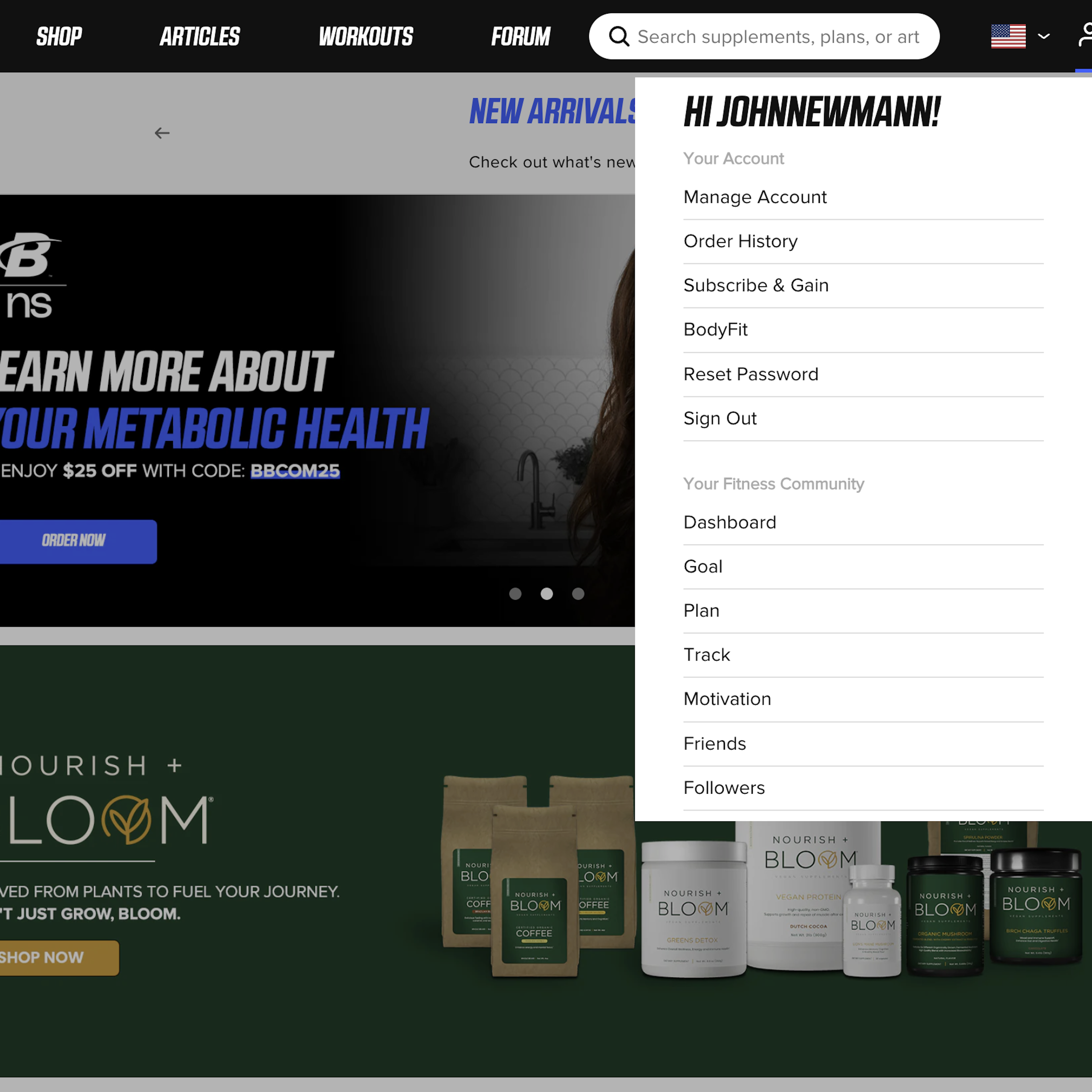 Desktop screenshot of Bodybuilding