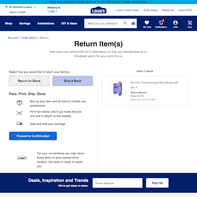 130 ‘Order Returns’ Design Examples – Baymard Institute