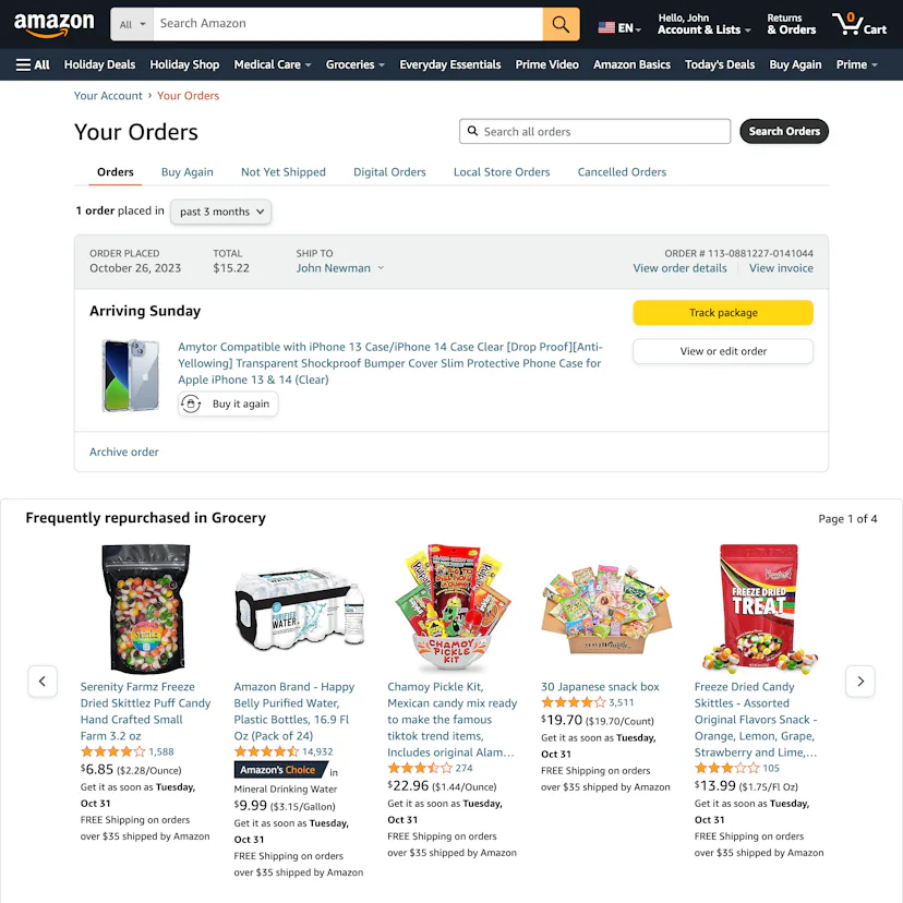 131 ‘Orders Overview’ Design Examples – Baymard