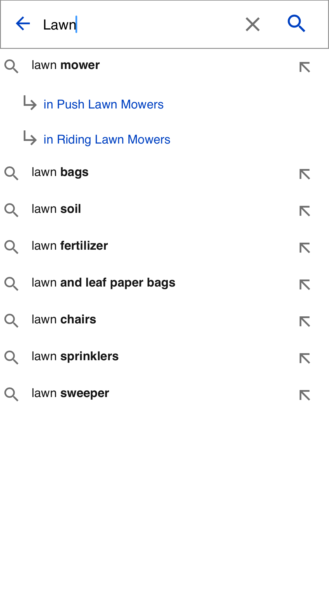 Mobile screenshot of Lowe’s