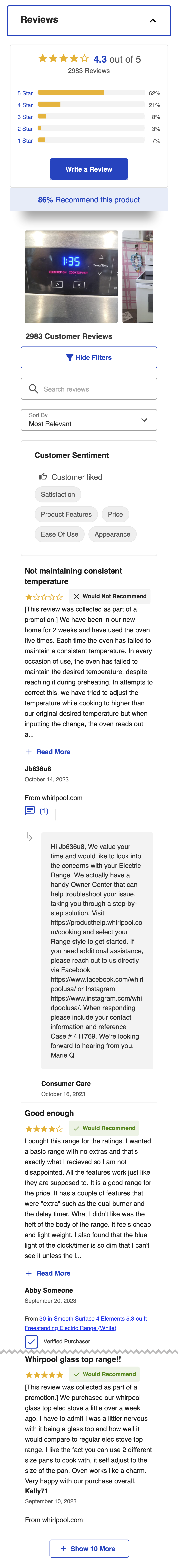 Mobile screenshot of Lowe’s