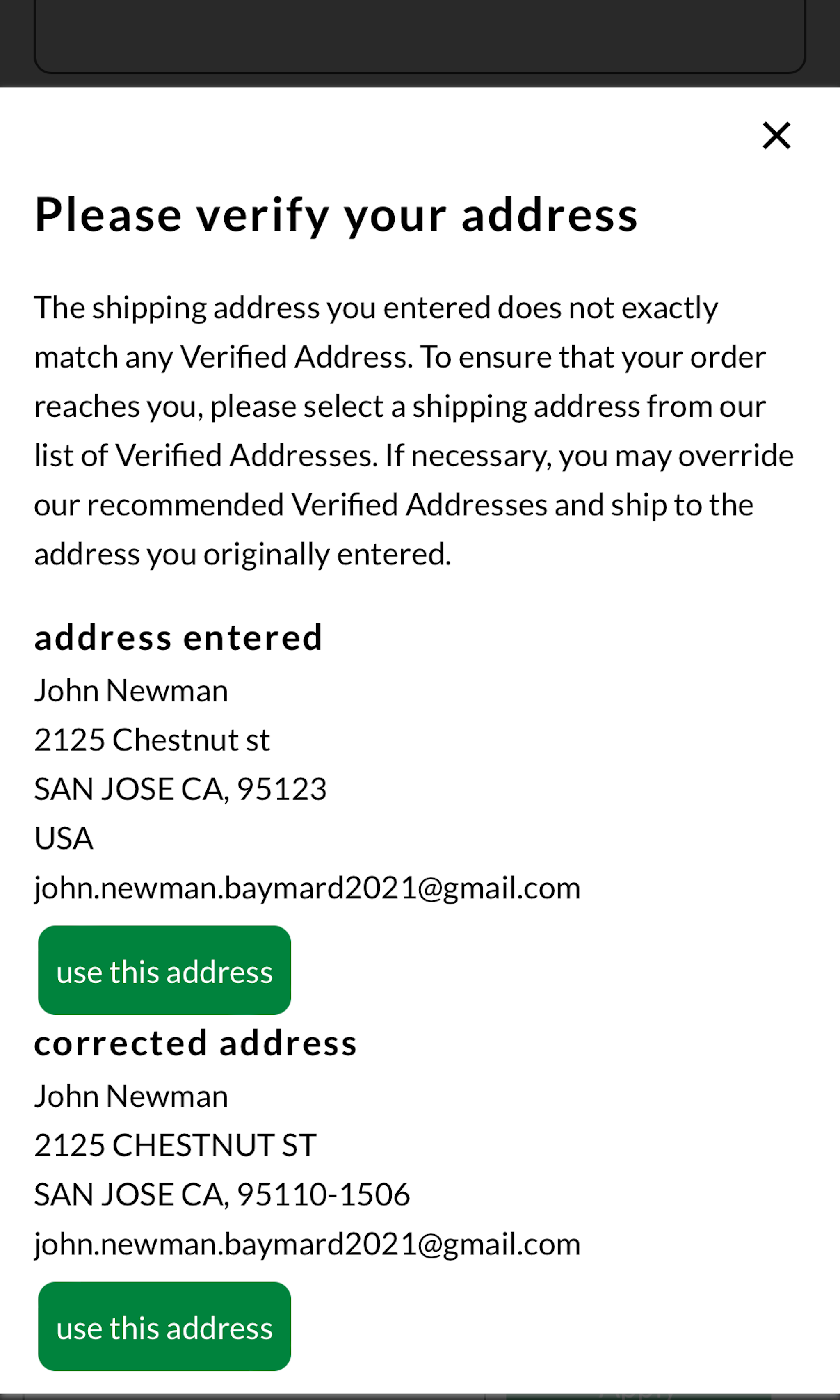 171 ‘Address Validator’ Design Examples – Baymard Institute