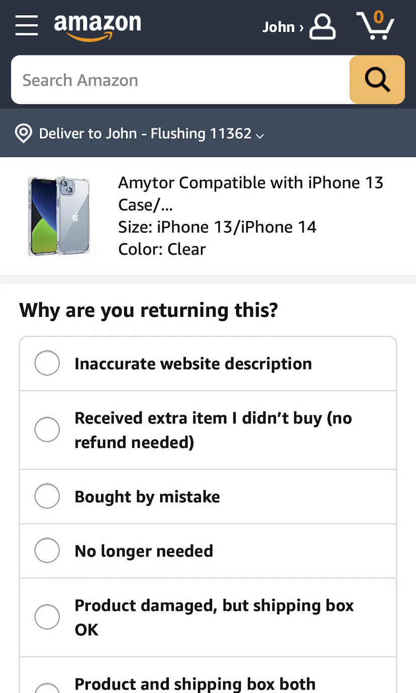 130 ‘Order Returns’ Design Examples – Baymard Institute