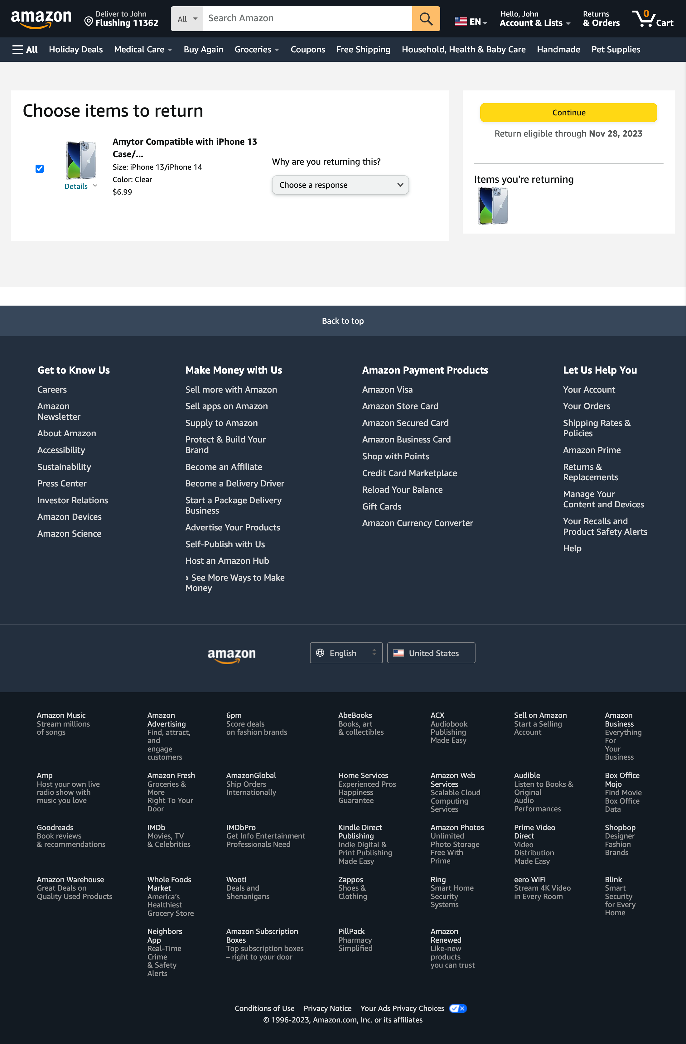 Desktop screenshot of Amazon