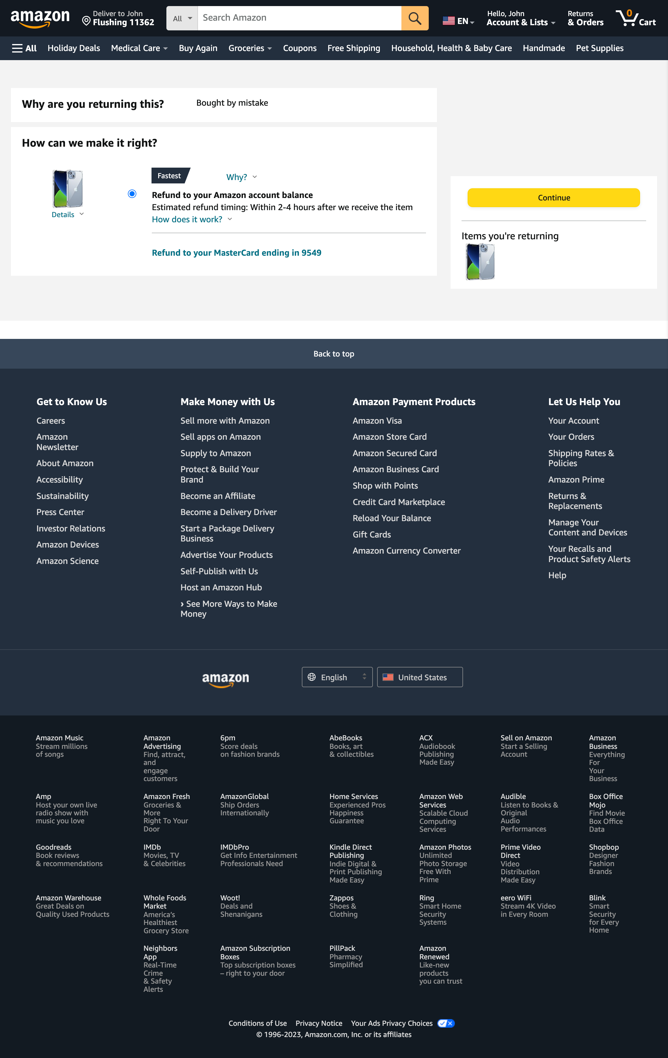 Desktop screenshot of Amazon