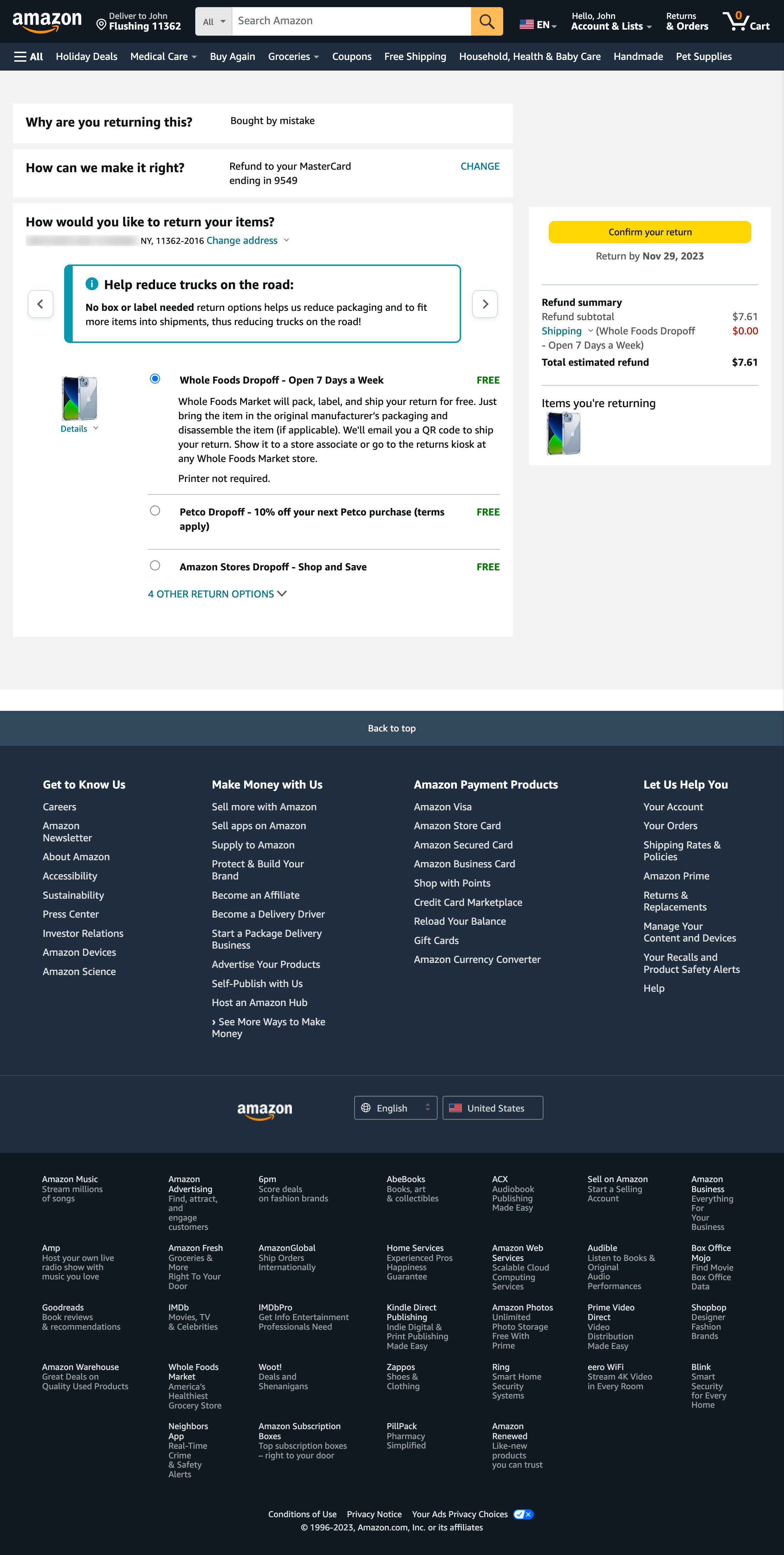 Desktop screenshot of Amazon