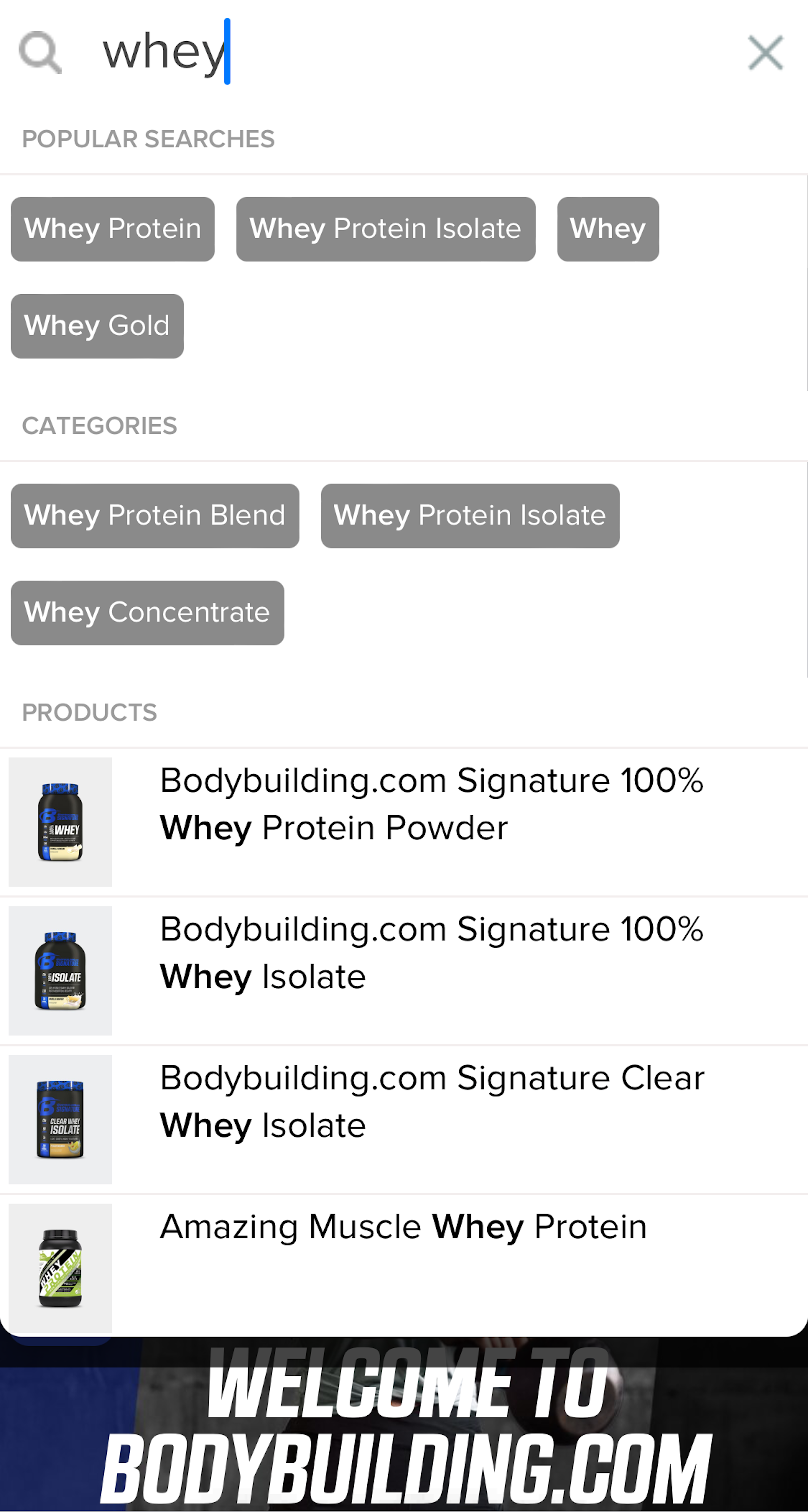 Mobile screenshot of Bodybuilding
