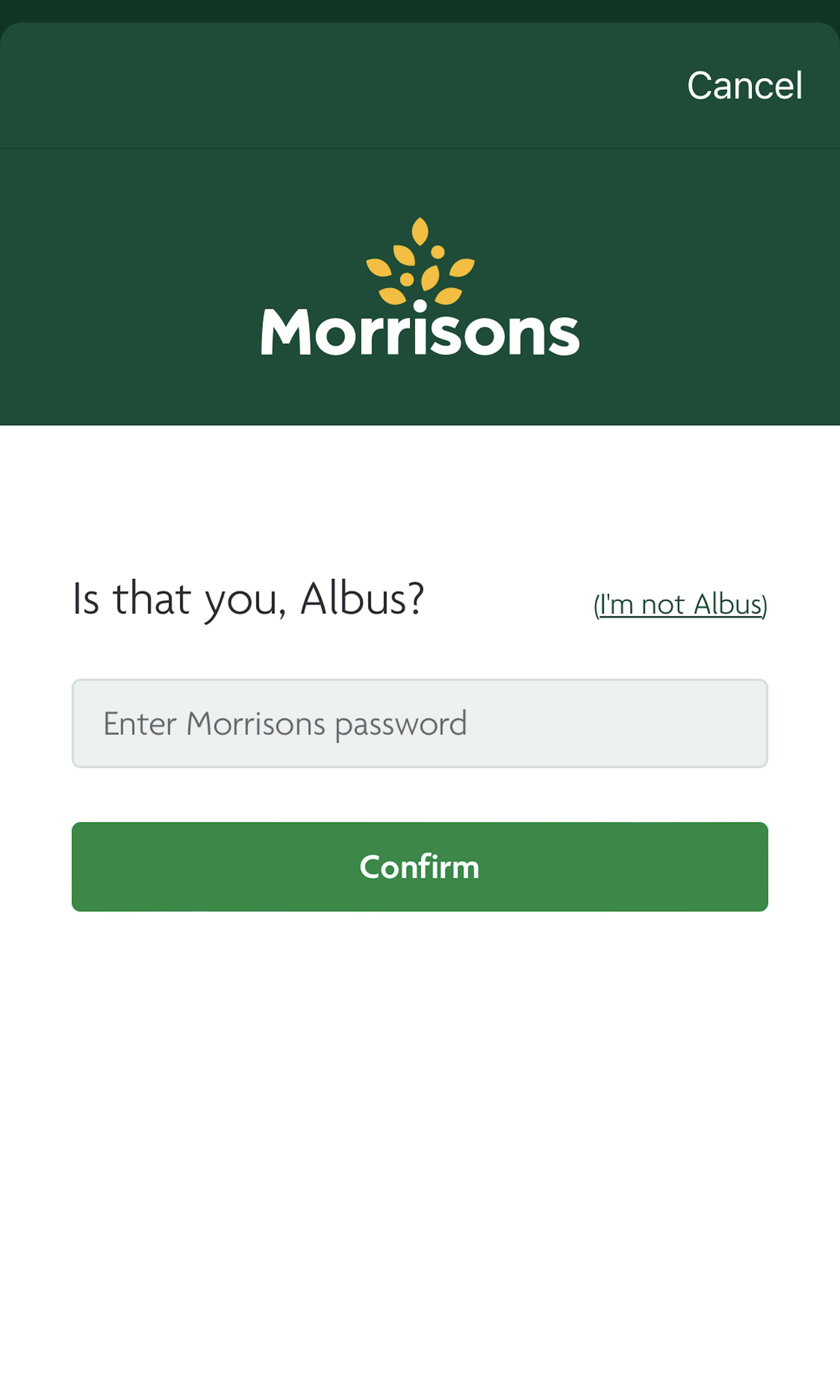Mobile screenshot of Morrison’s