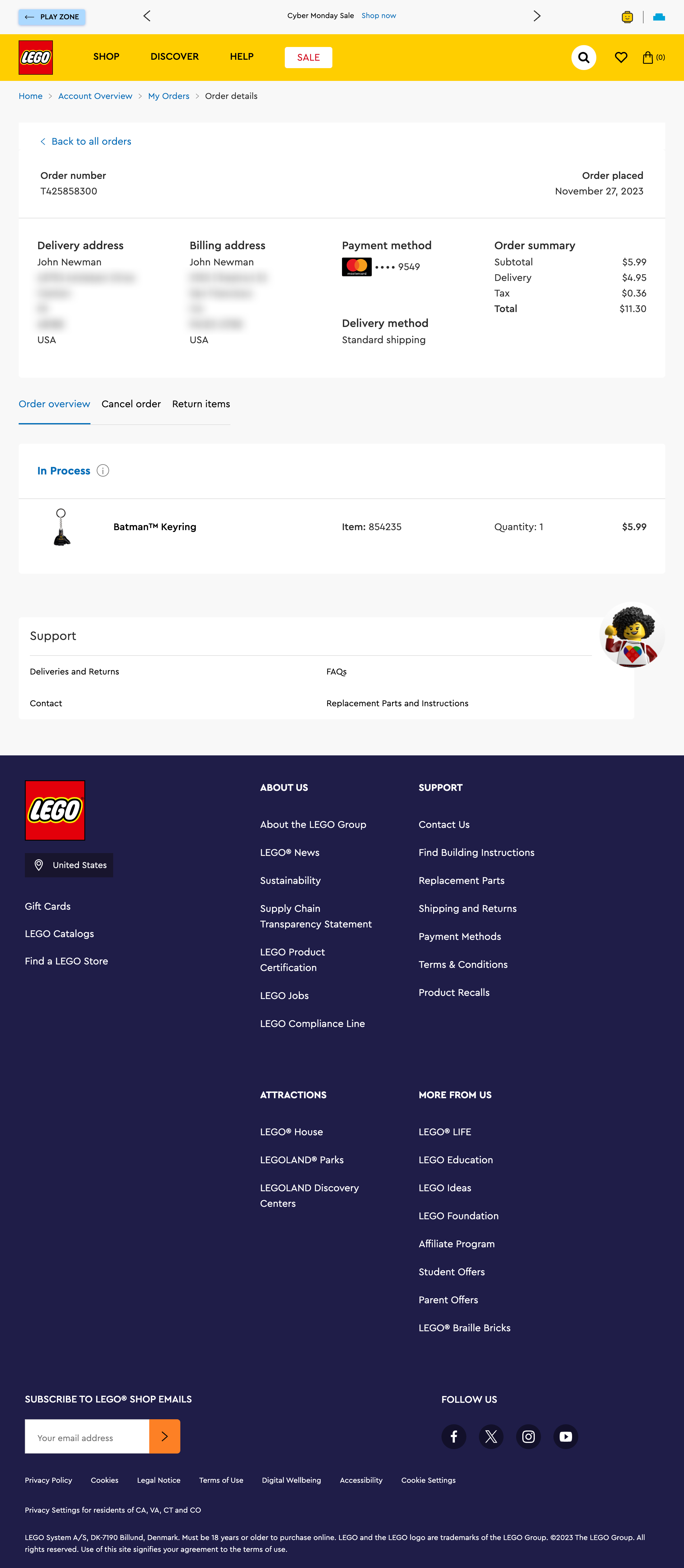 Desktop screenshot of LEGO