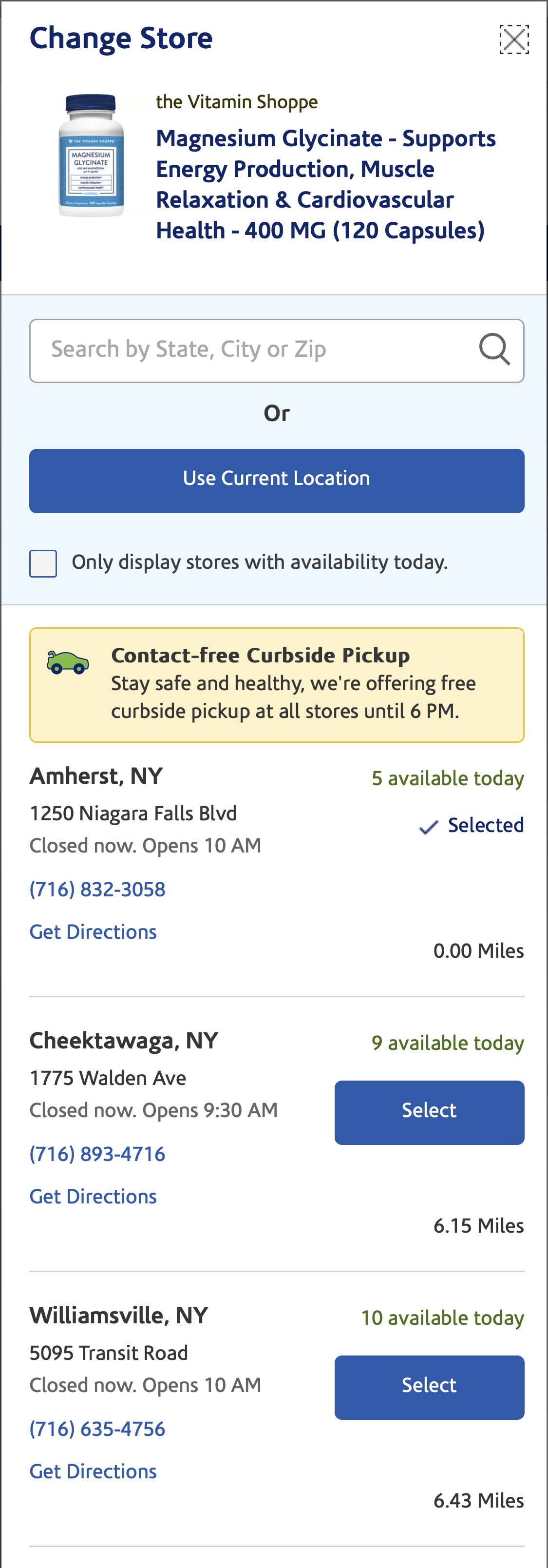 Mobile screenshot of The Vitamin Shoppe
