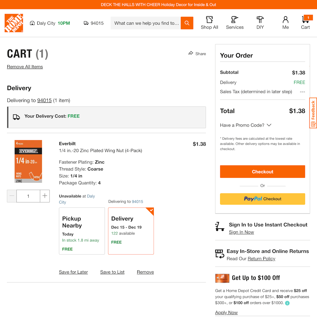 1109 ‘Cart’ Design Examples – Baymard Institute