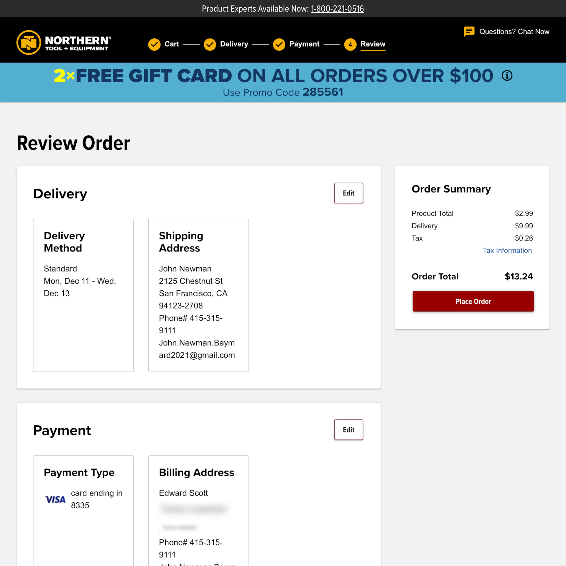 557 ‘Review Order’ Design Examples – Baymard Institute