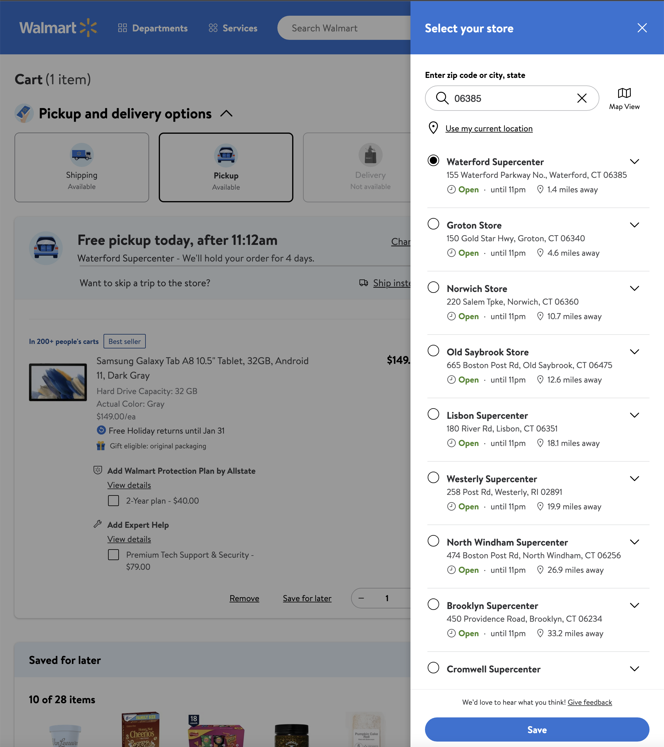 Desktop screenshot of Walmart