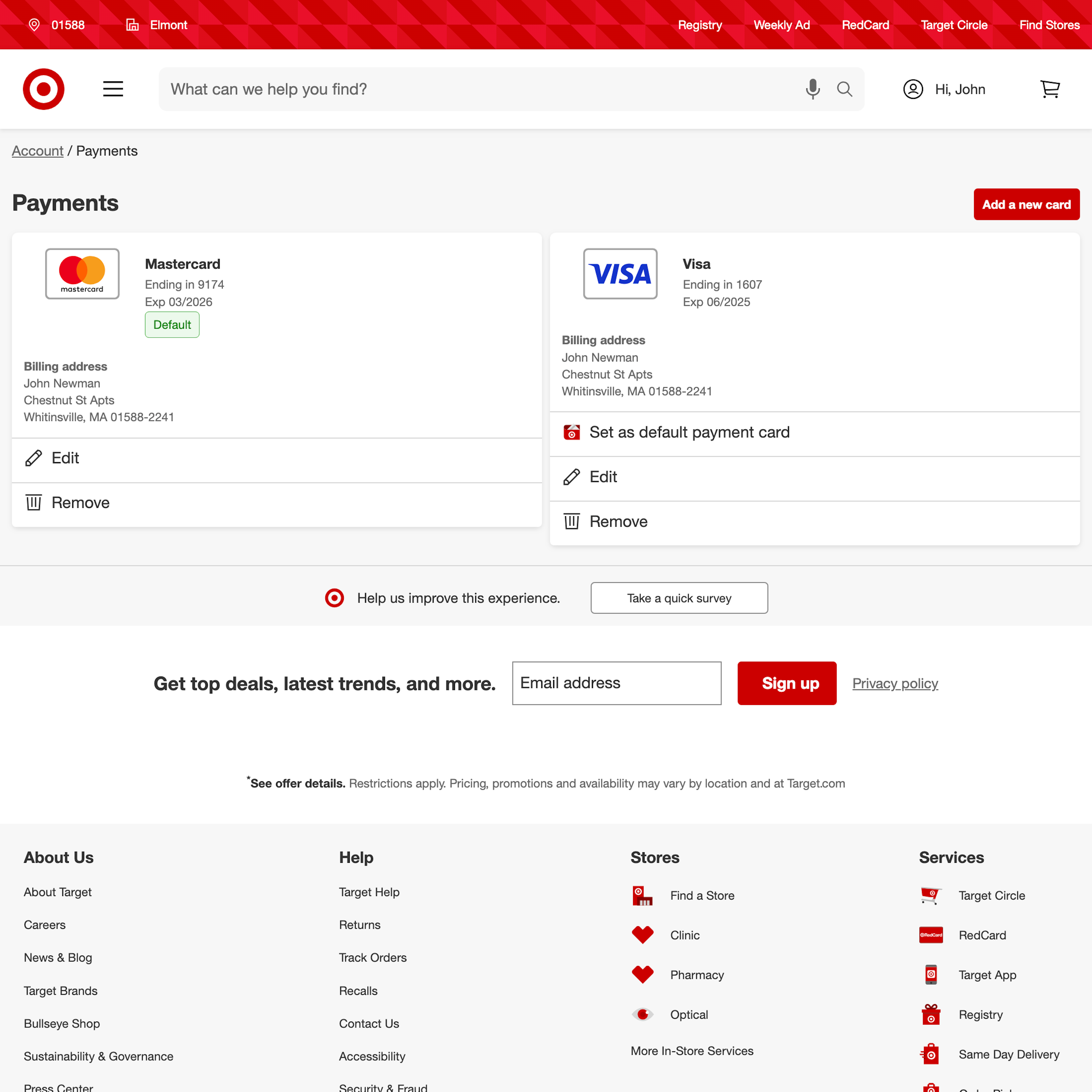 Desktop screenshot of Target
