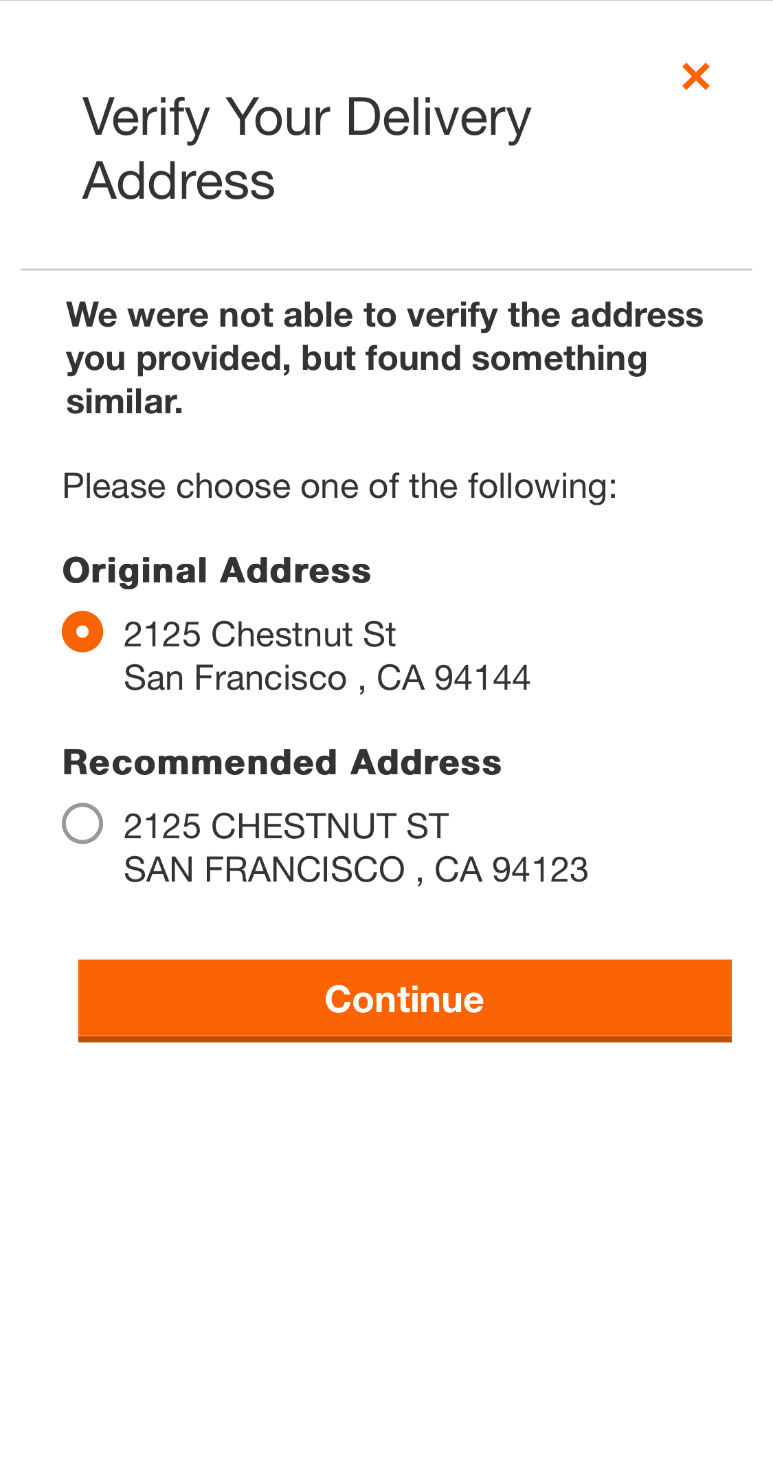 Mobile screenshot of Home Depot