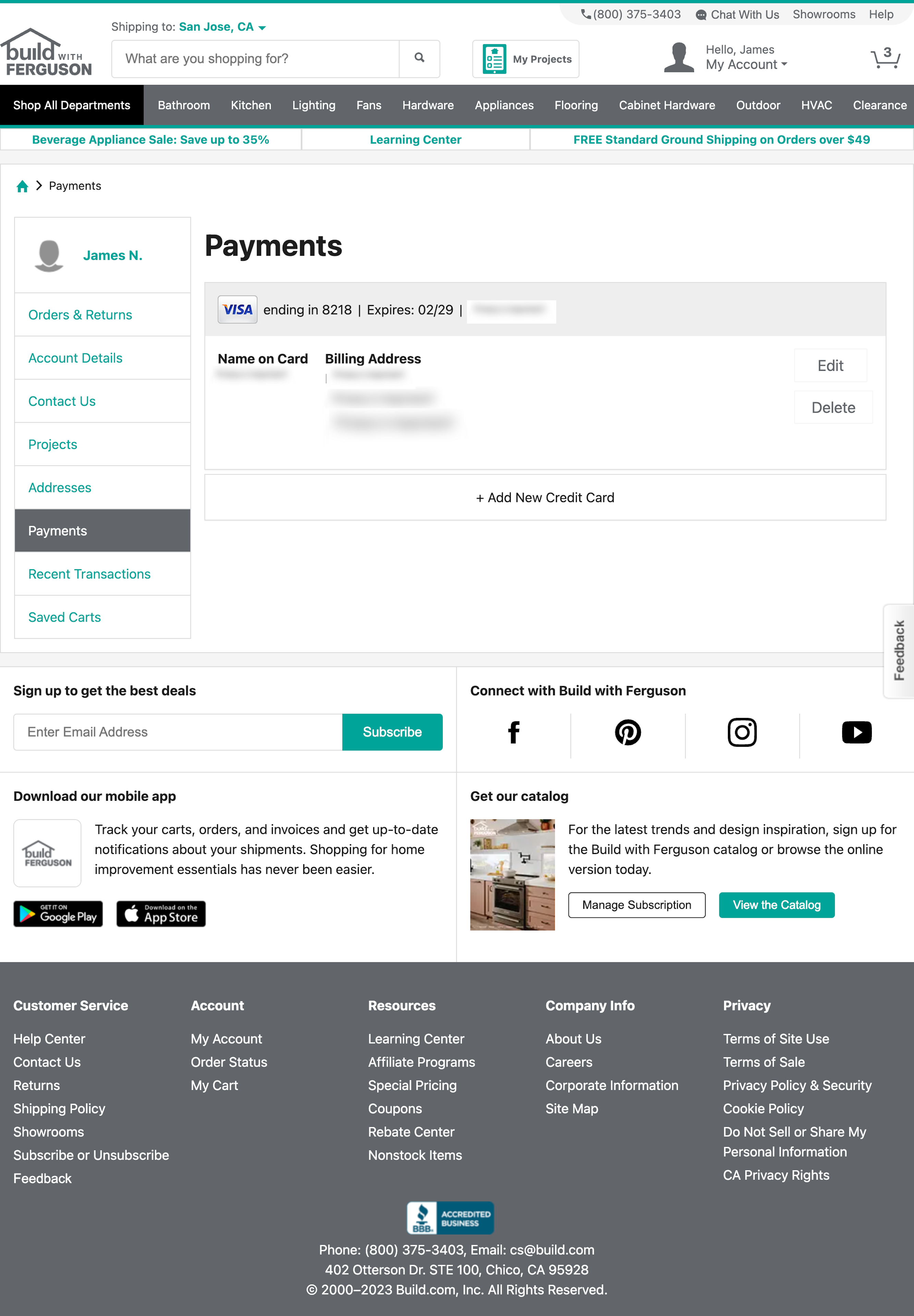 234 'Stored Credit Cards' Design Examples – Baymard Institute