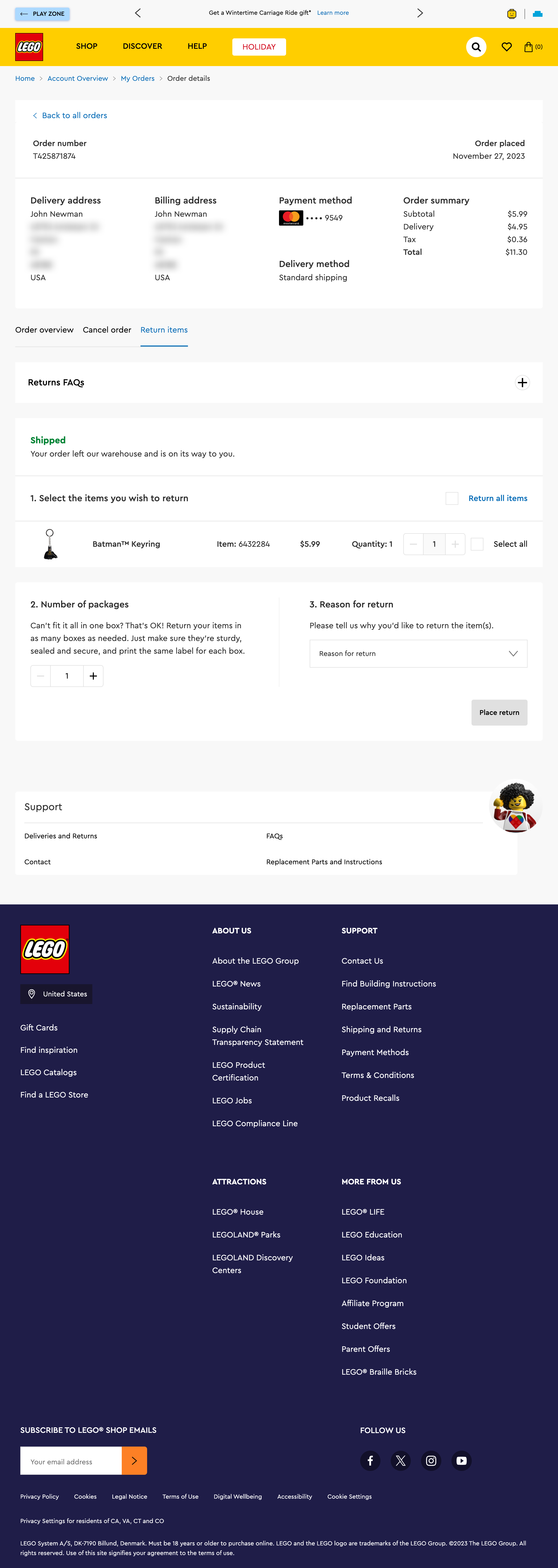 Desktop screenshot of LEGO