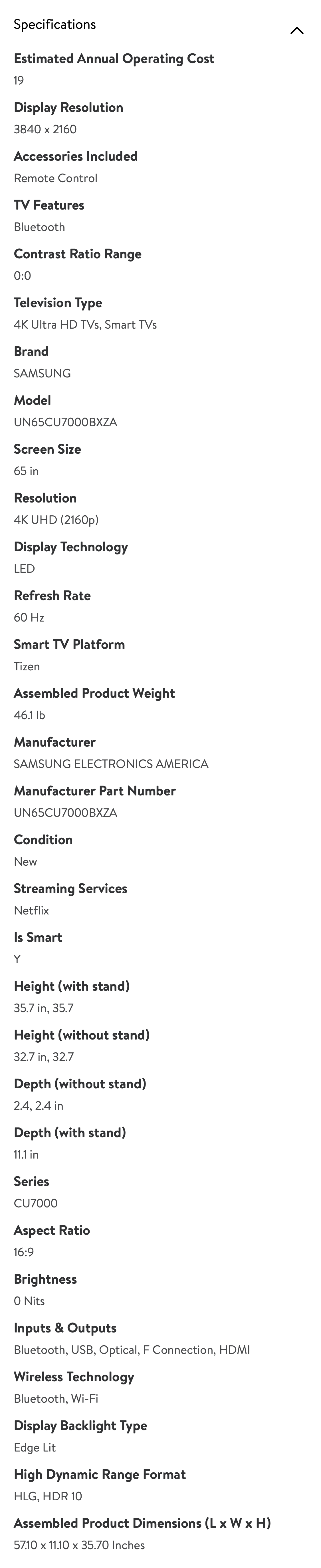 Mobile screenshot of Walmart