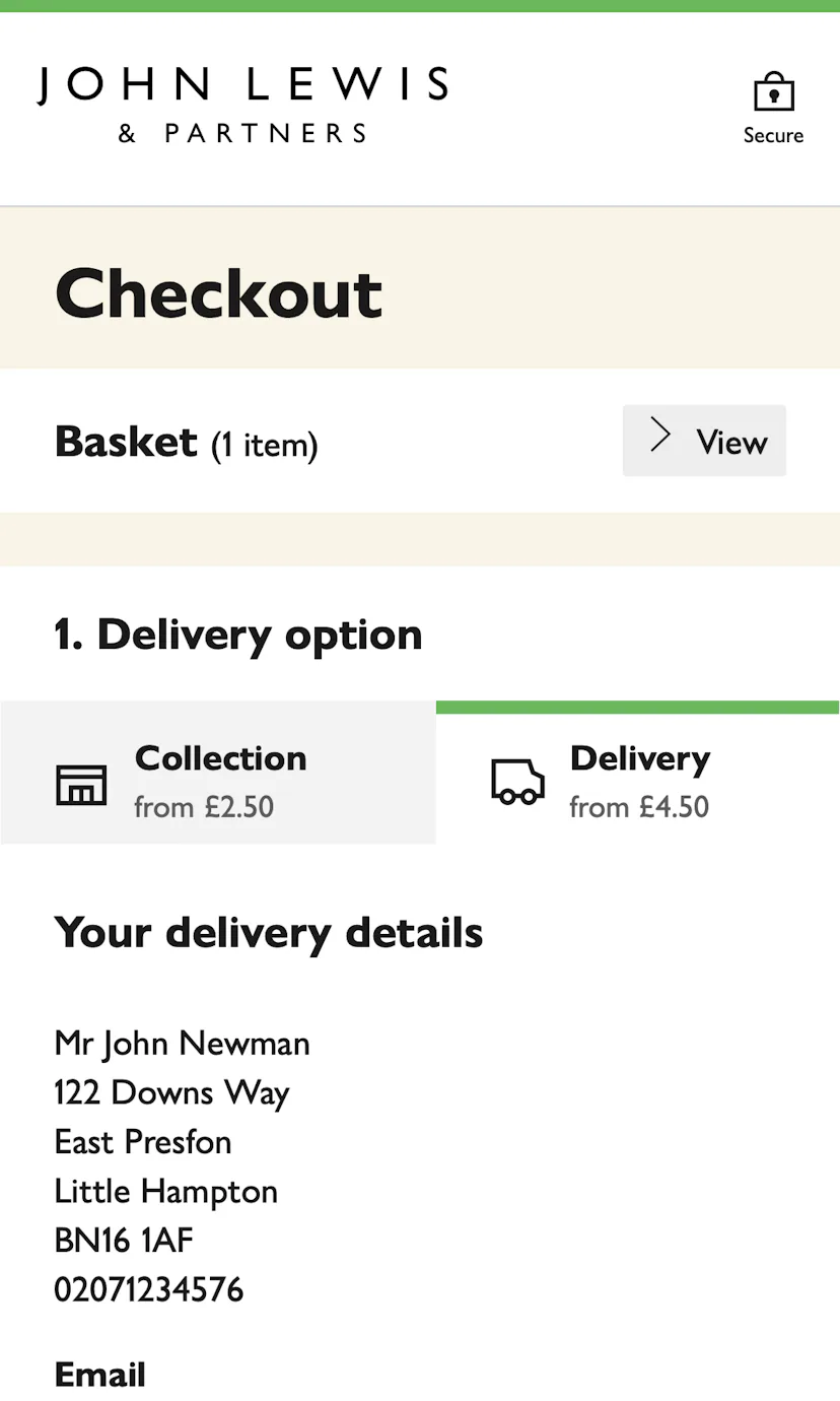 738 ‘Delivery & Shipping Methods’ Design Examples – Baymard Institute
