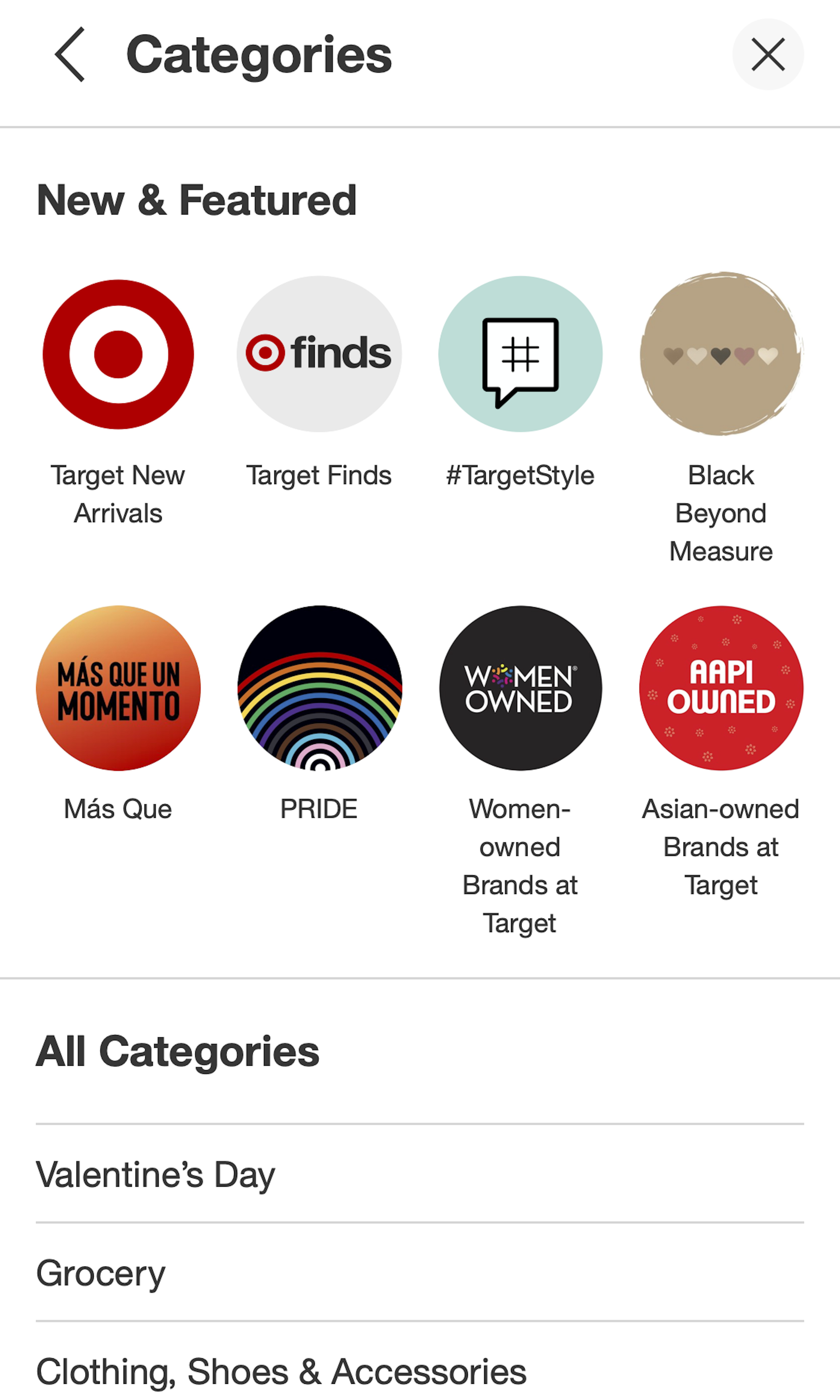 Mobile screenshot of Target