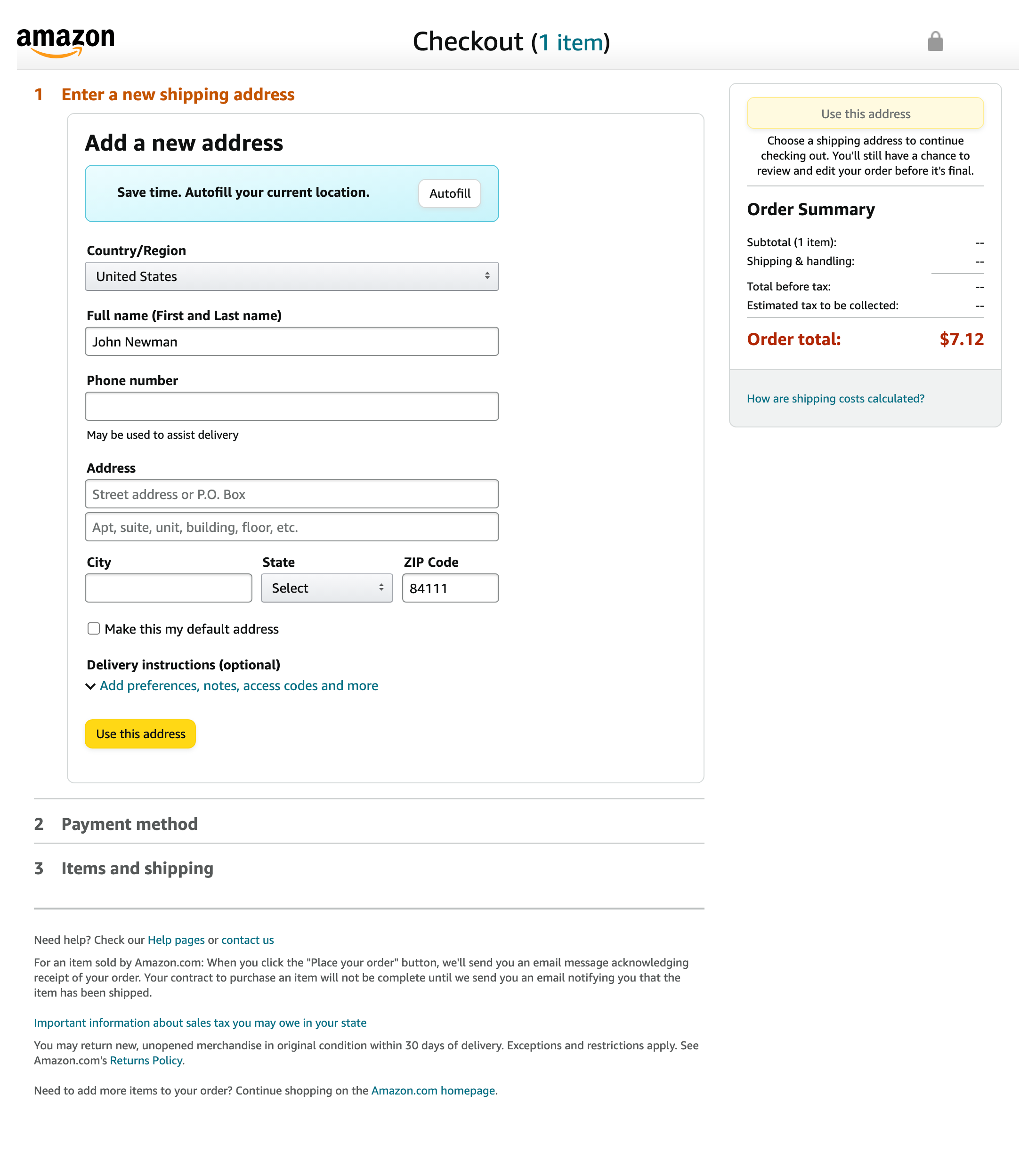 Desktop screenshot of Amazon