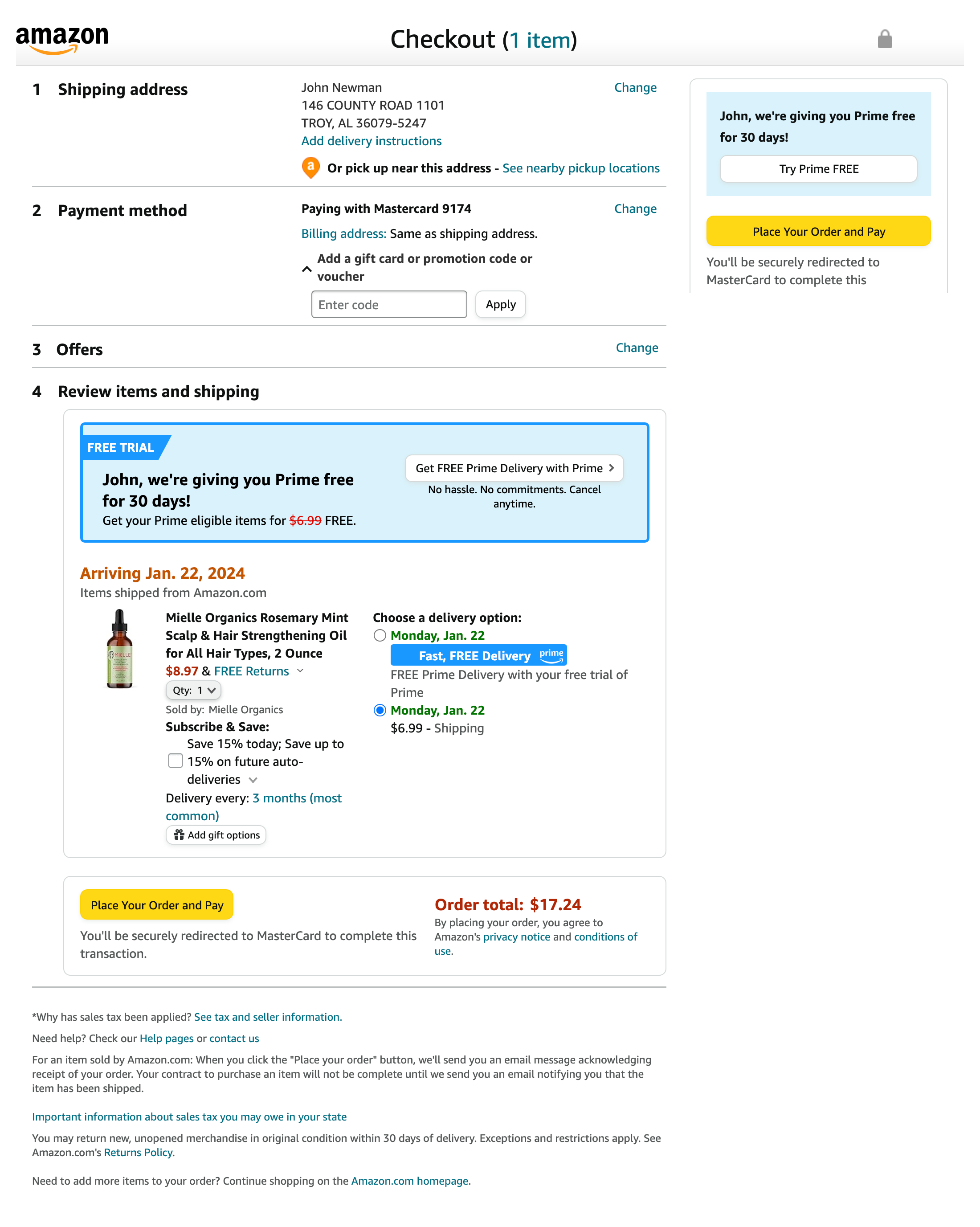 Desktop screenshot of Amazon