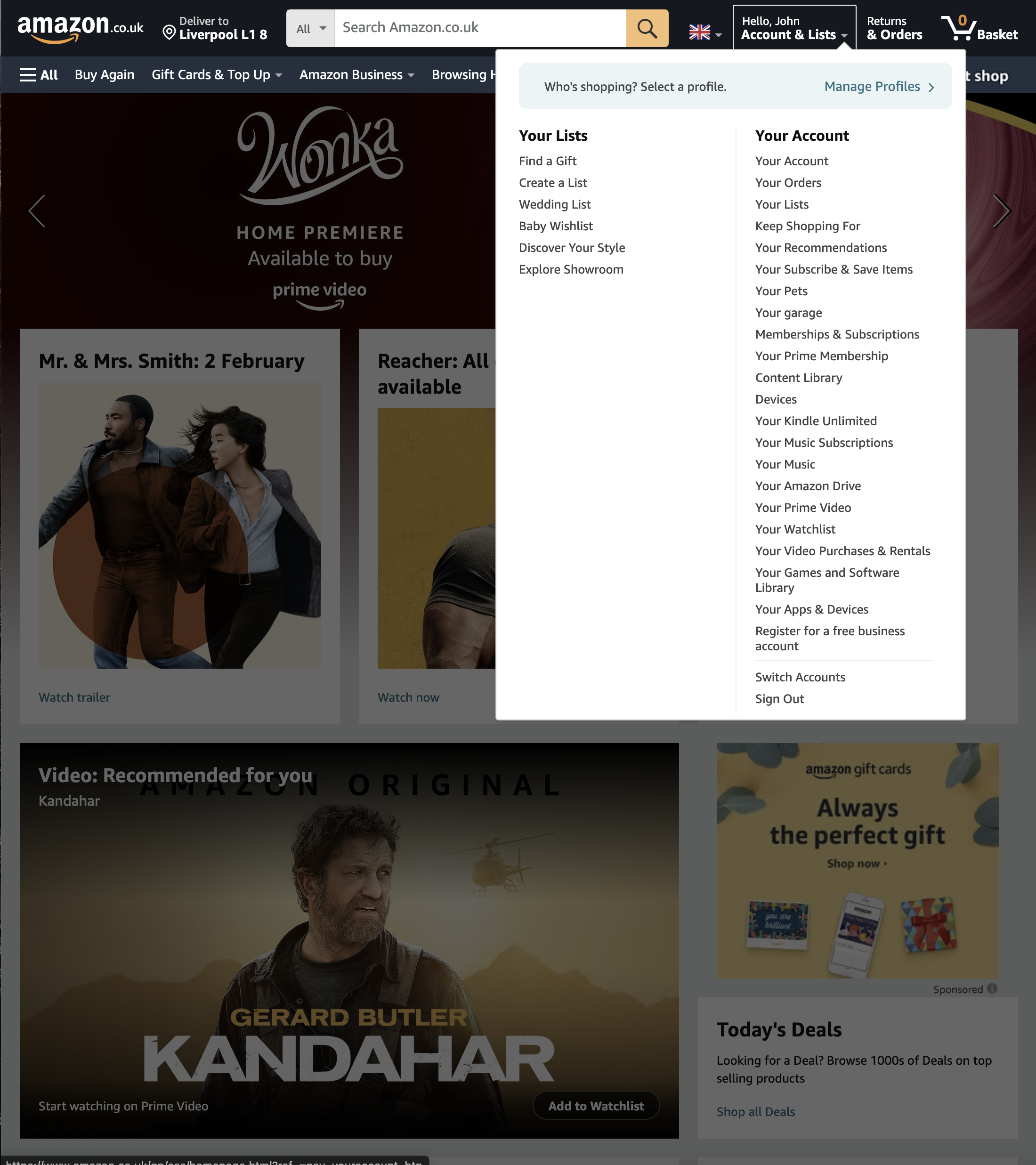 Desktop screenshot of Amazon