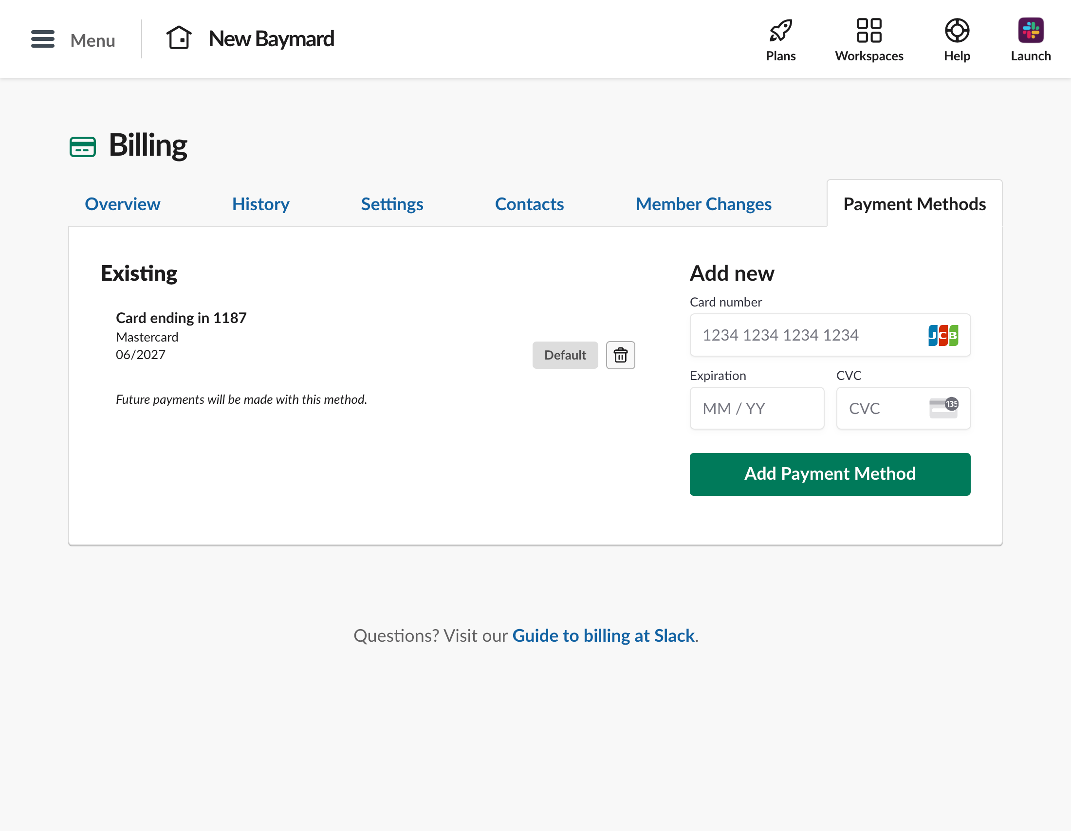Desktop screenshot of Slack