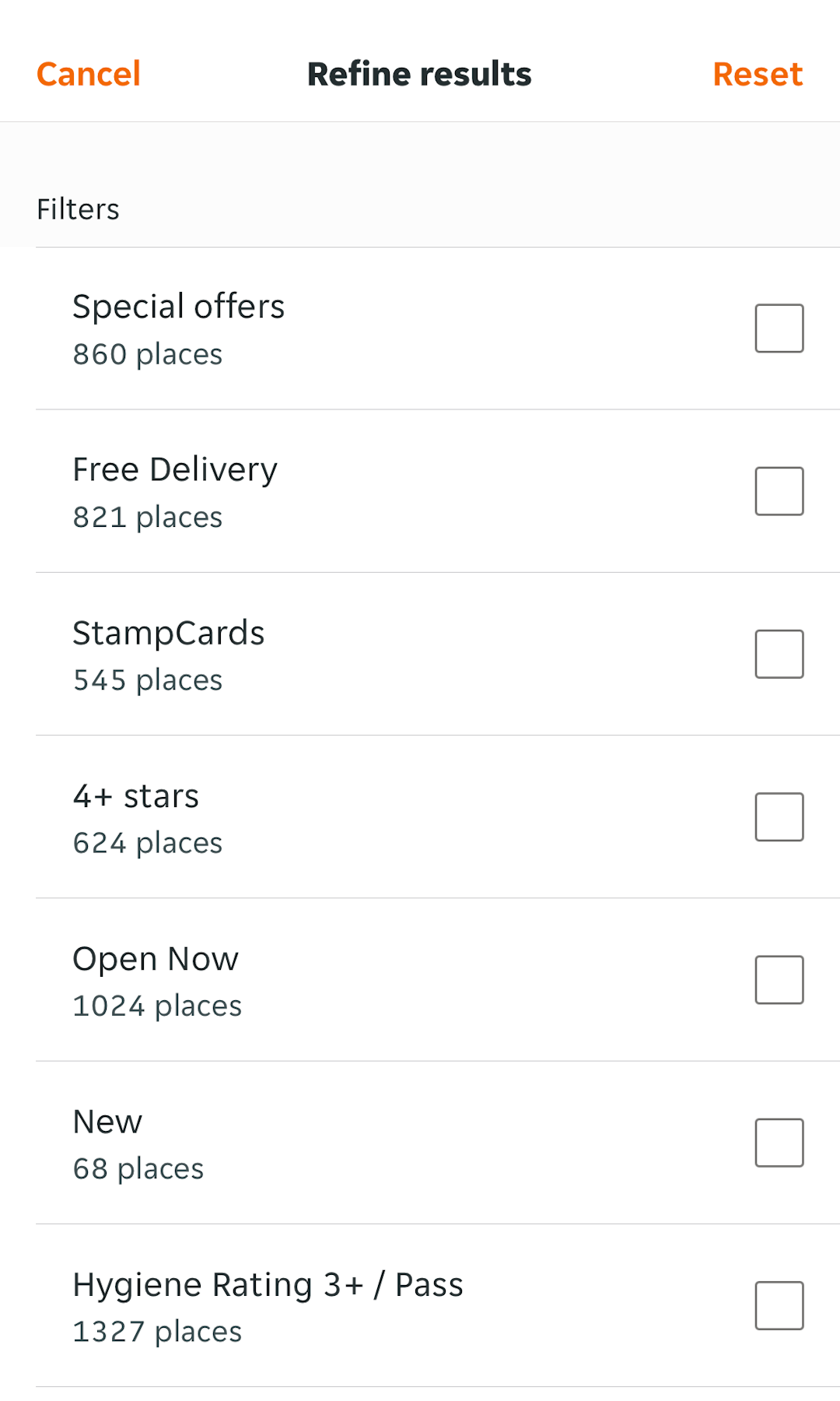 630 ‘Filtering Options’ Design Examples – Baymard Institute