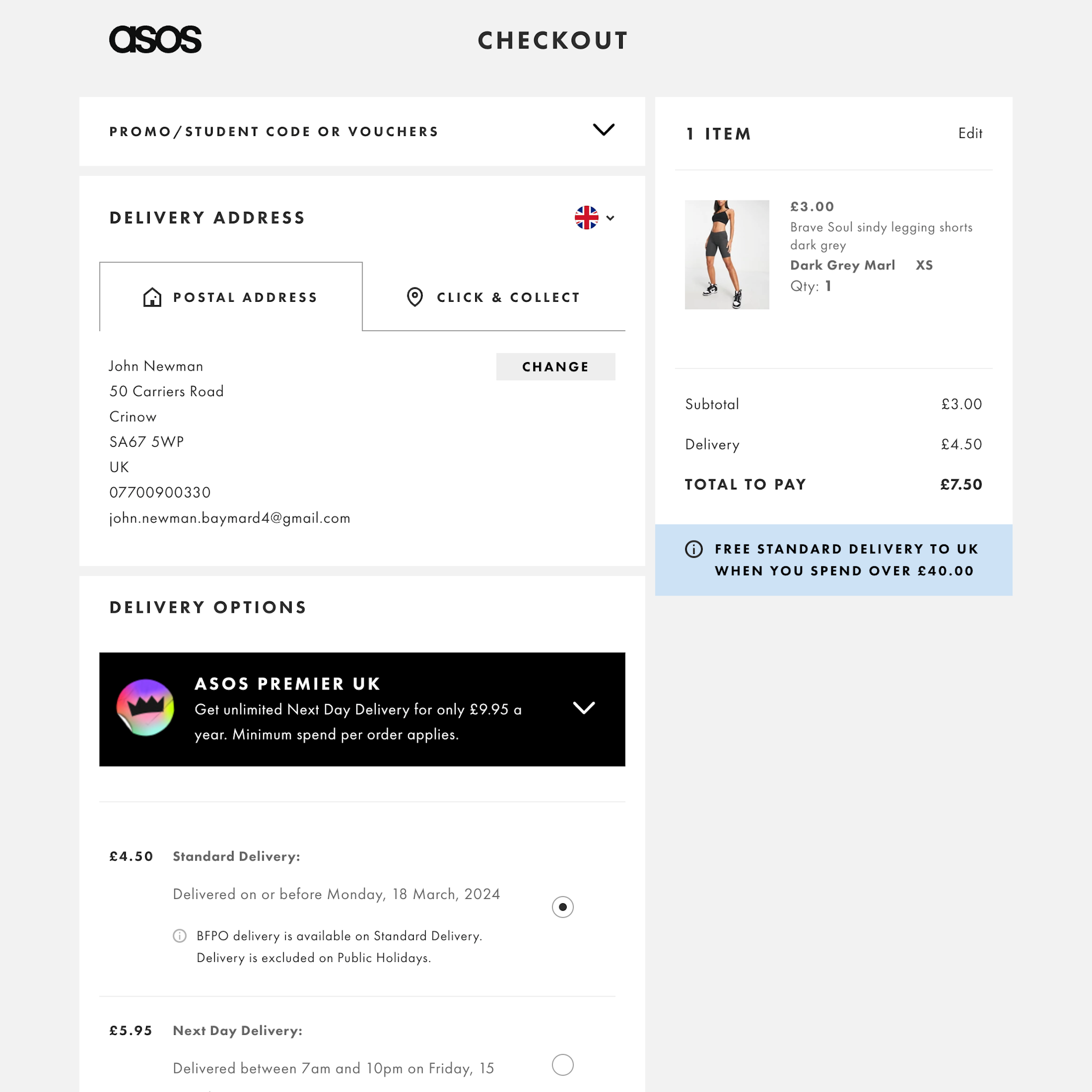800 ‘Delivery & Shipping Methods’ Design Examples – Baymard Institute