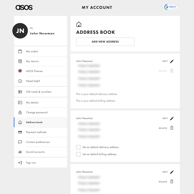 428 ‘Address Book’ Design Examples – Baymard Institute