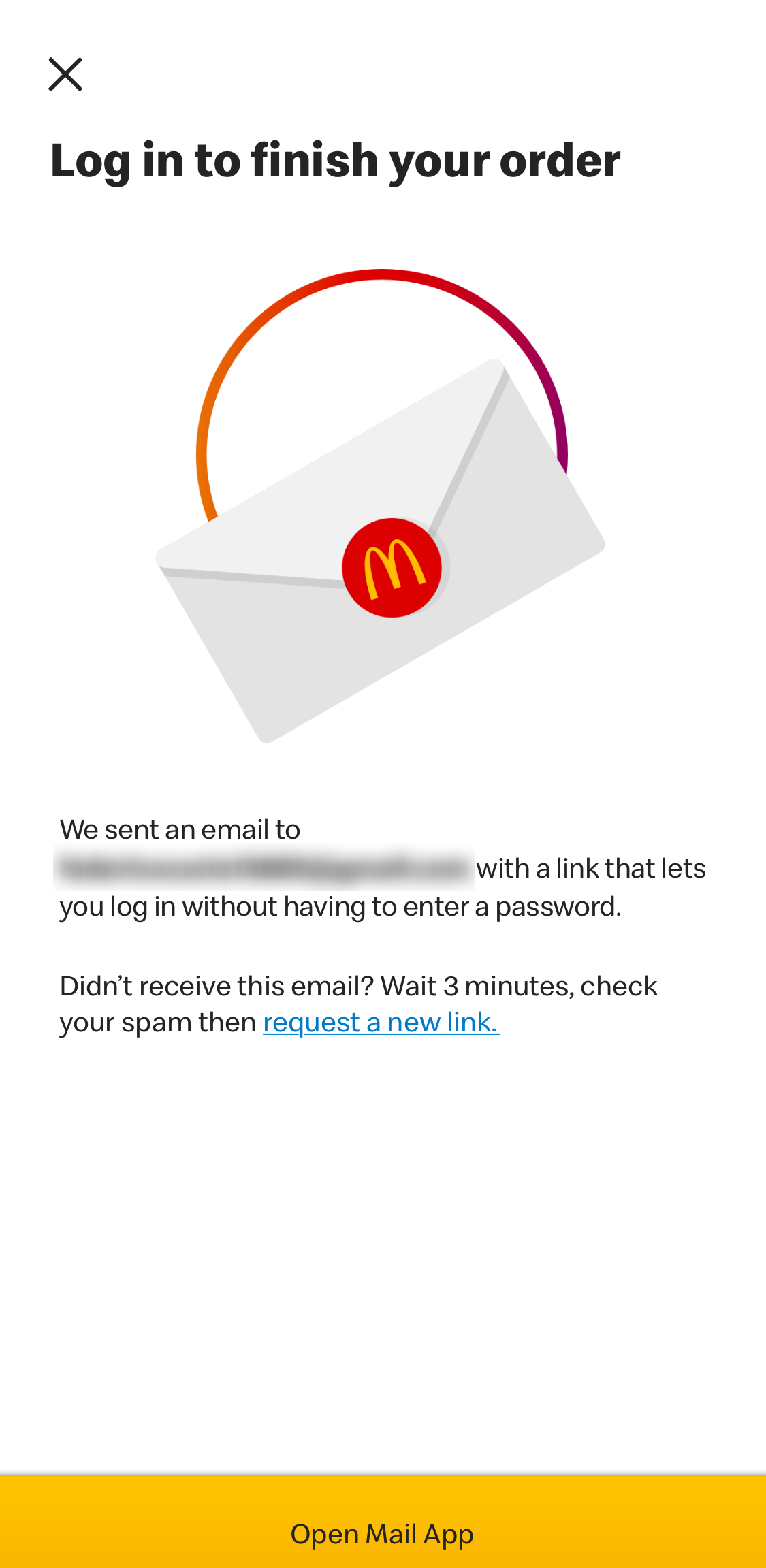 Mobile screenshot of McDonald’s