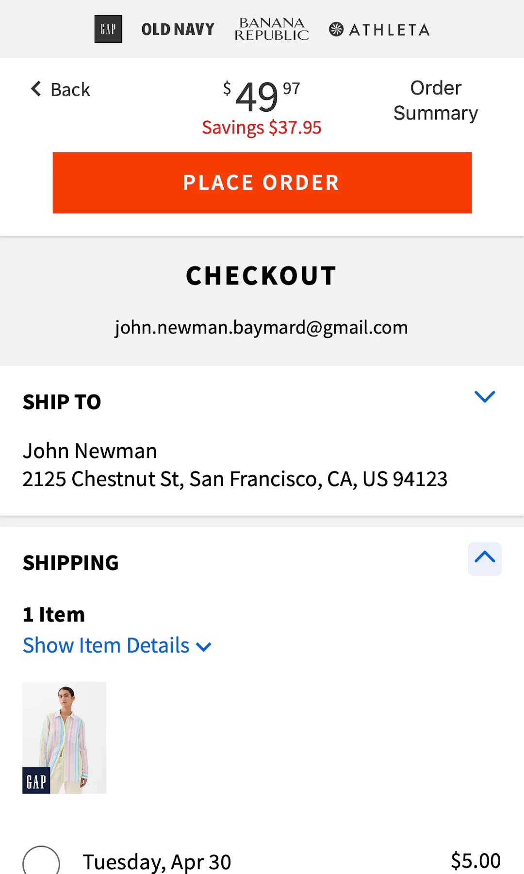 593 ‘Review Order’ Design Examples – Baymard Institute