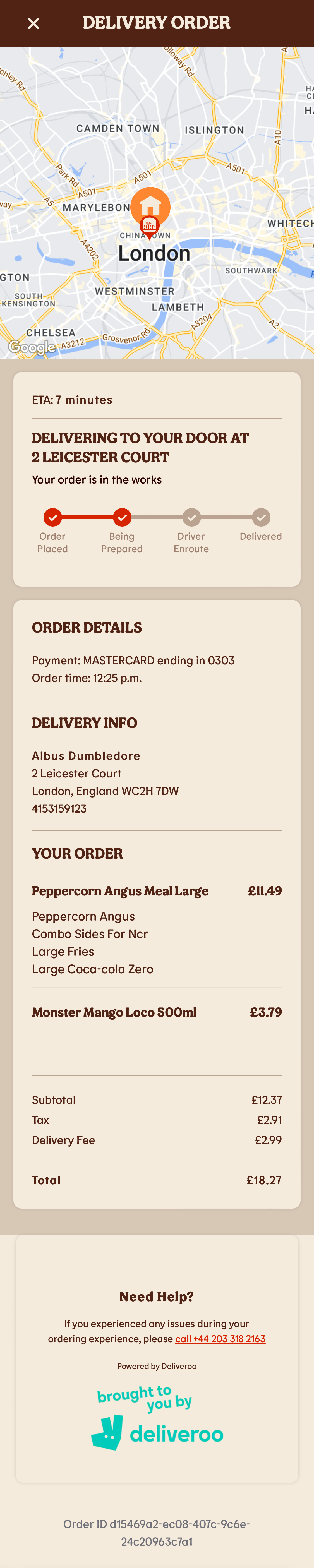 Mobile screenshot of Burger King