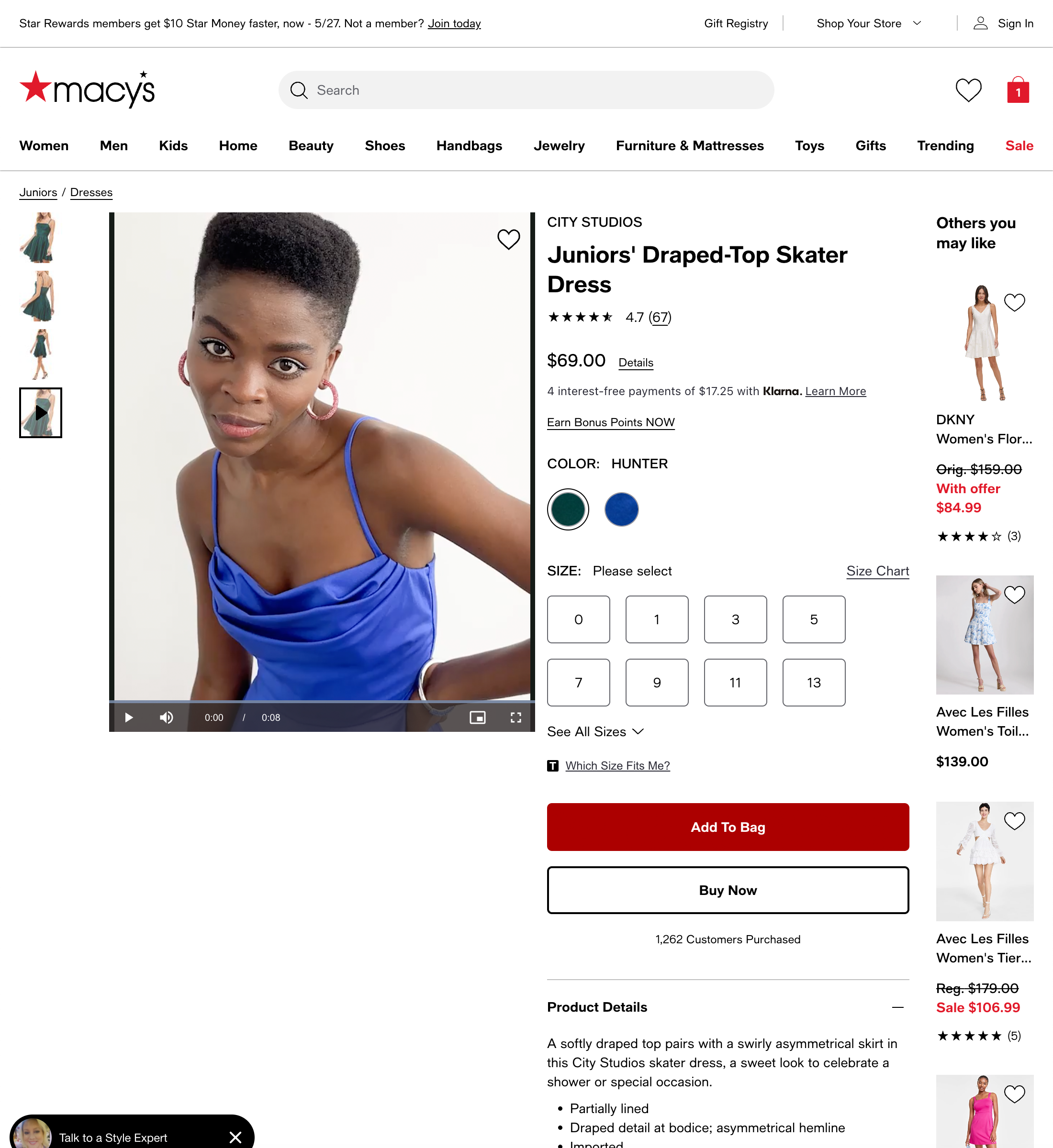 Desktop screenshot of Macy’s