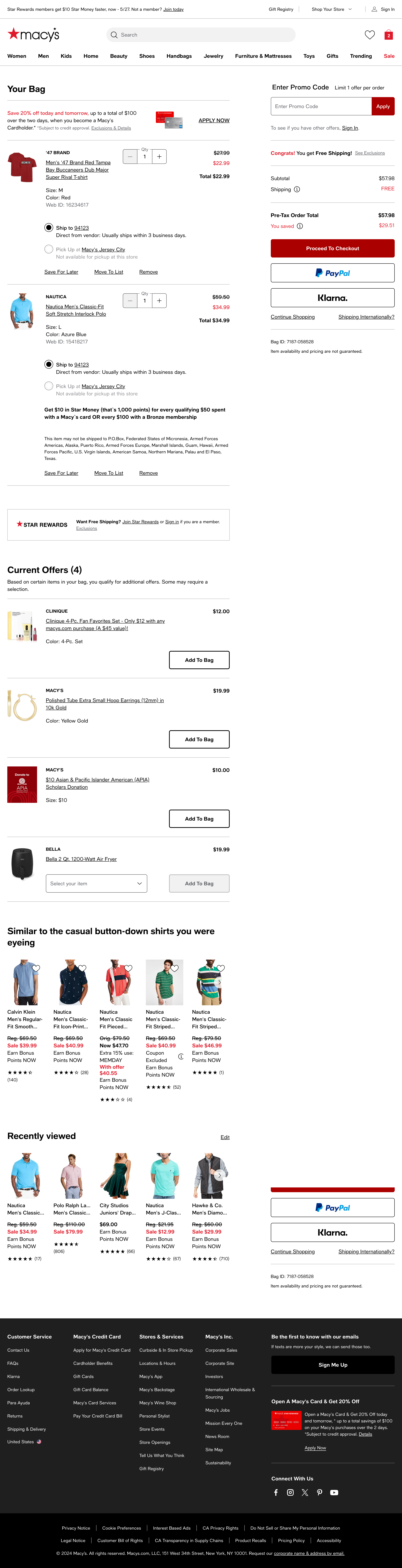 Desktop screenshot of Macy’s