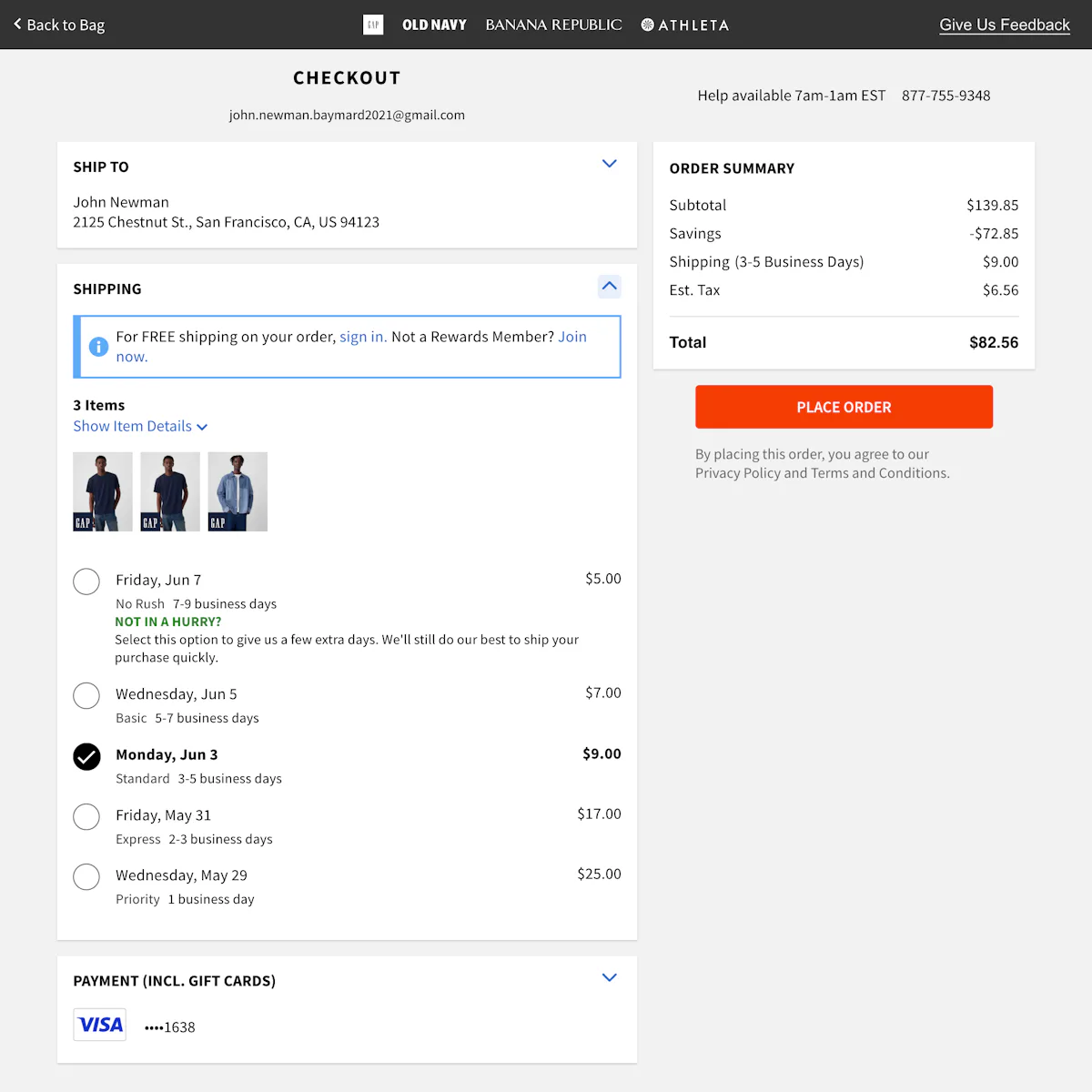 593 ‘Review Order’ Design Examples – Baymard Institute
