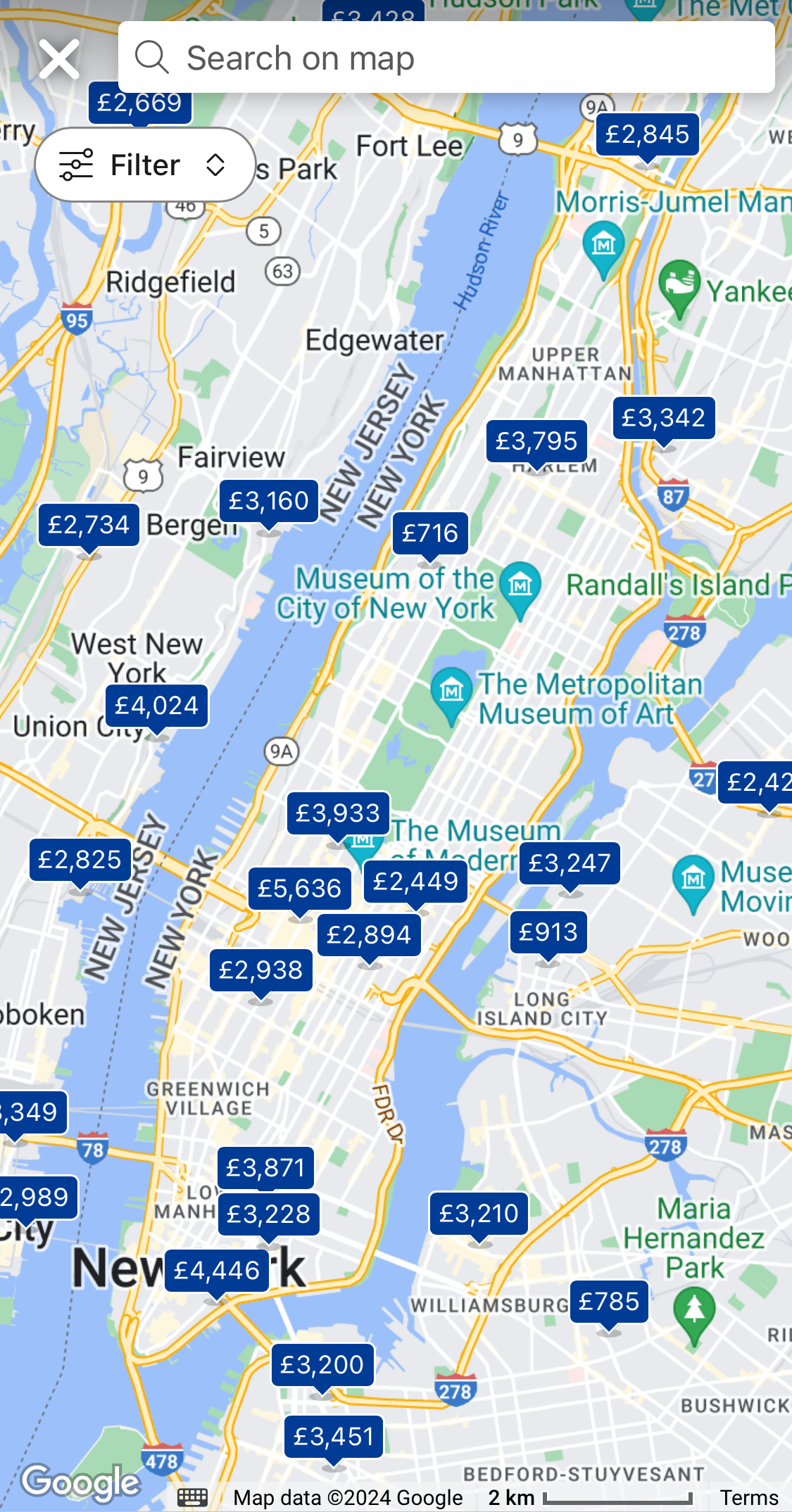 Mobile screenshot of Booking.com
