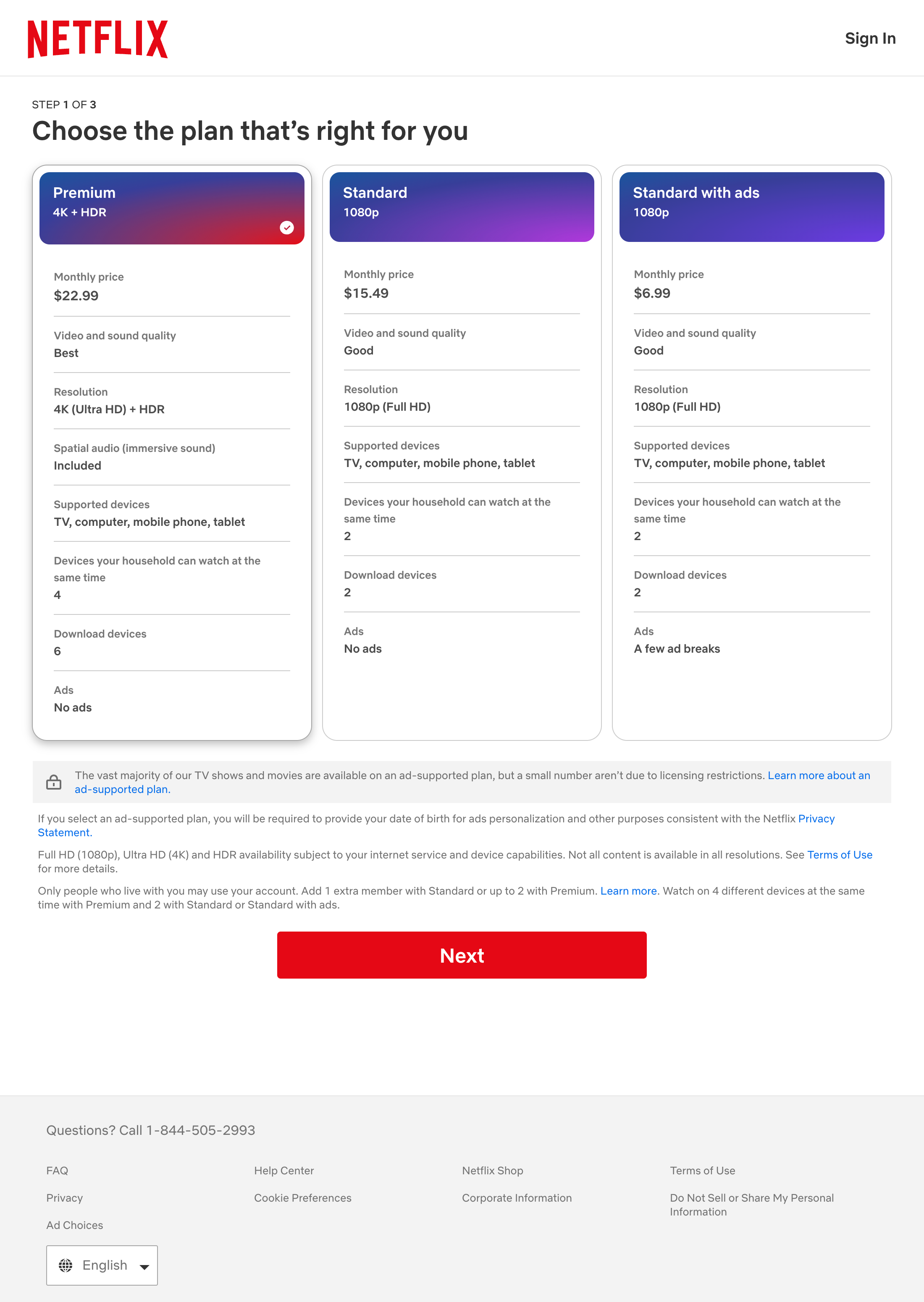 Desktop screenshot of Netflix