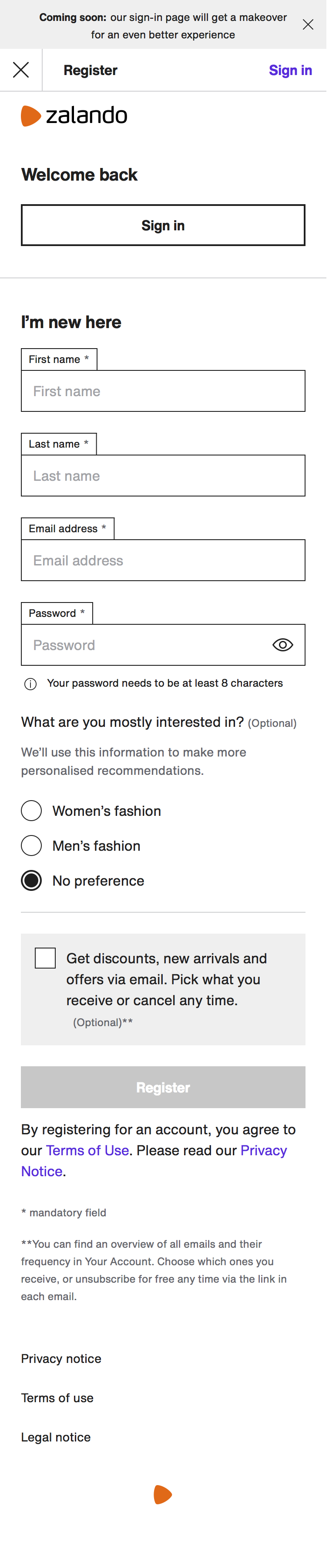 Mobile screenshot of undefined
