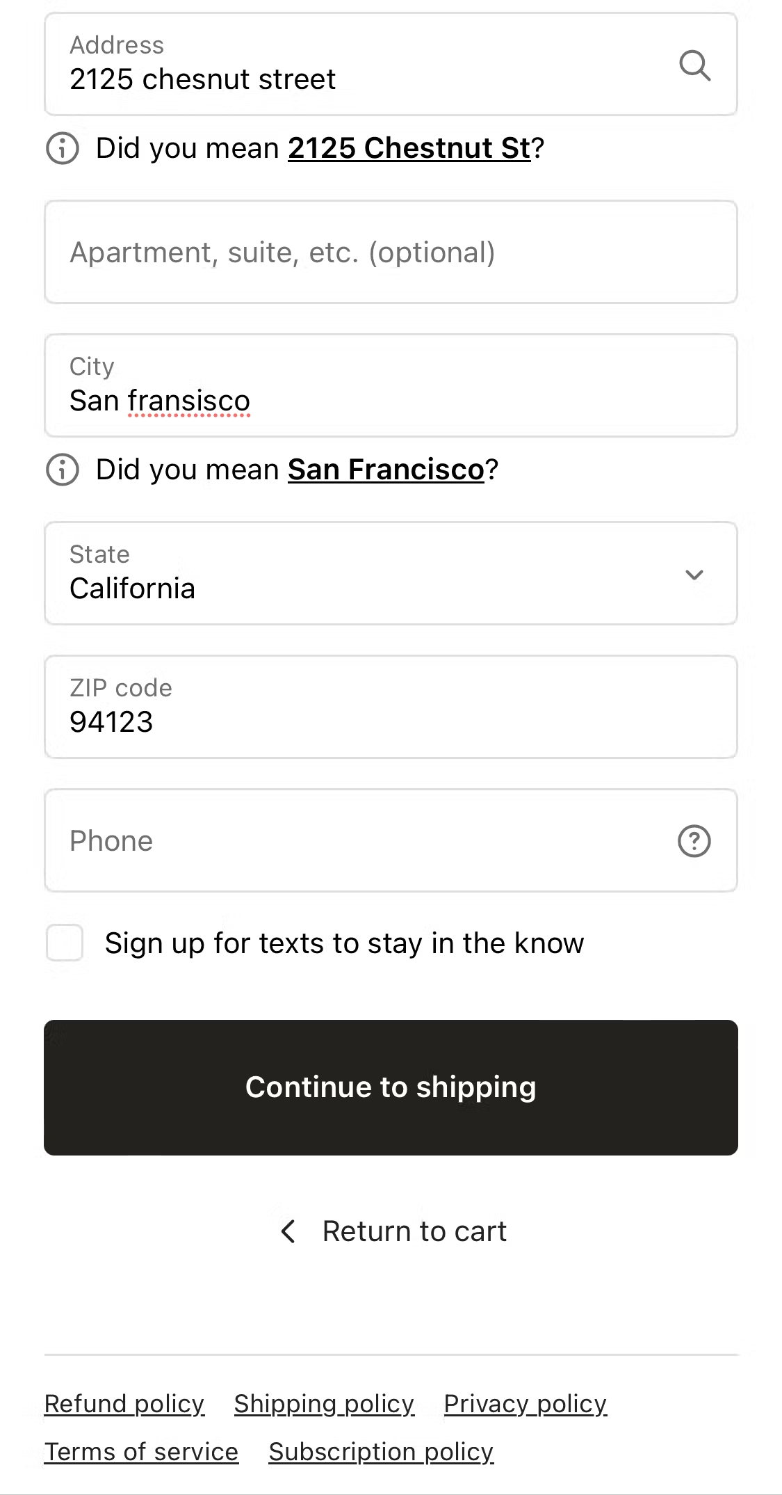 Mobile screenshot of undefined