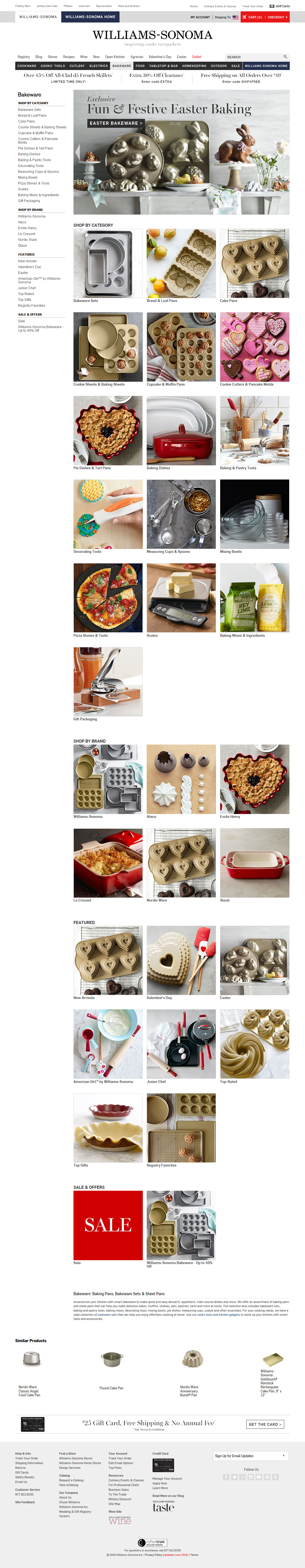 Desktop screenshot of Williams Sonoma