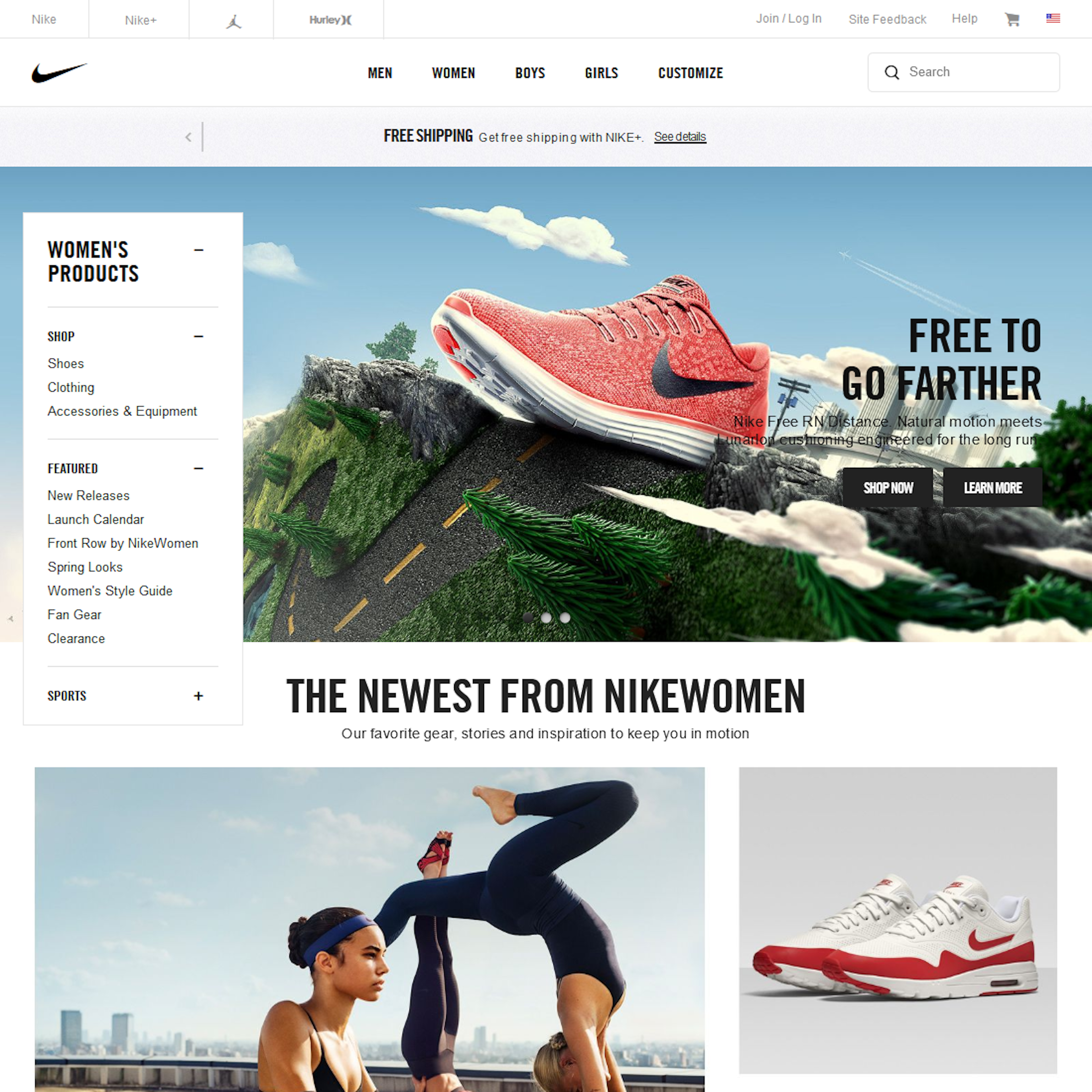 Desktop screenshot of Nike