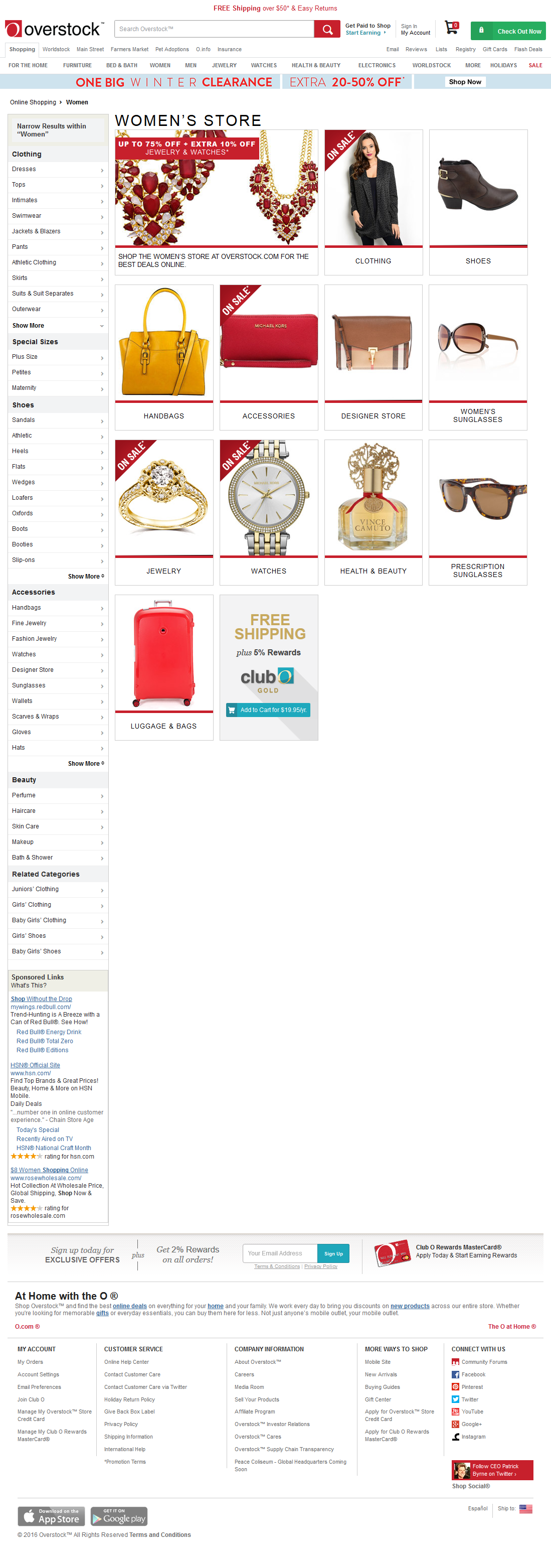 Desktop screenshot of Overstock