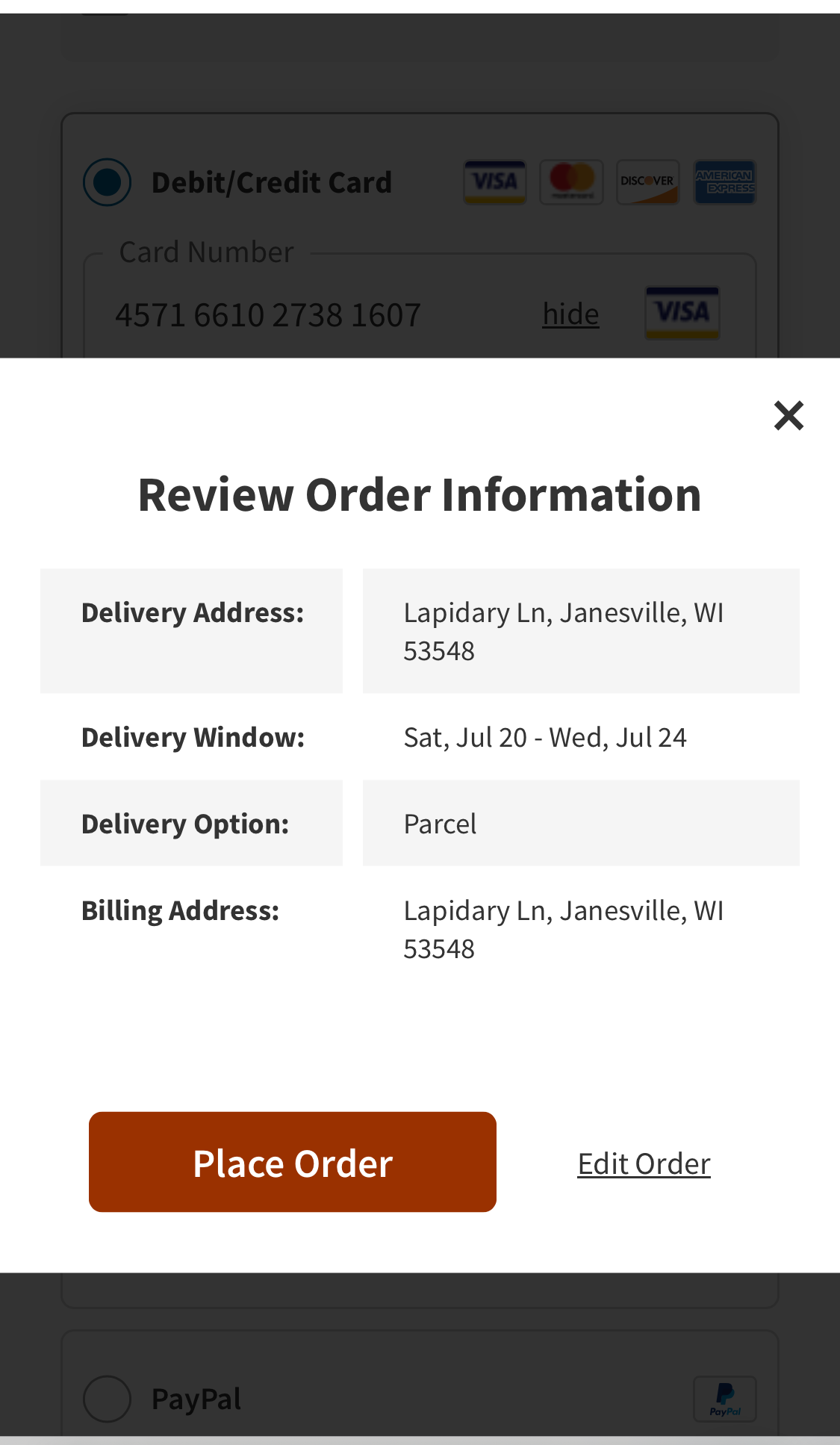 Mobile screenshot of Living Spaces