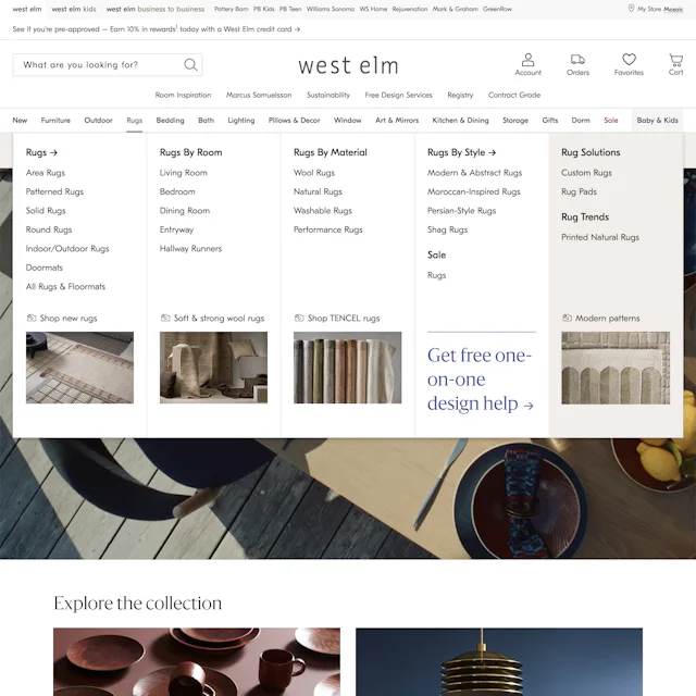 1236 ‘Main Navigation’ Design Examples – Baymard Institute