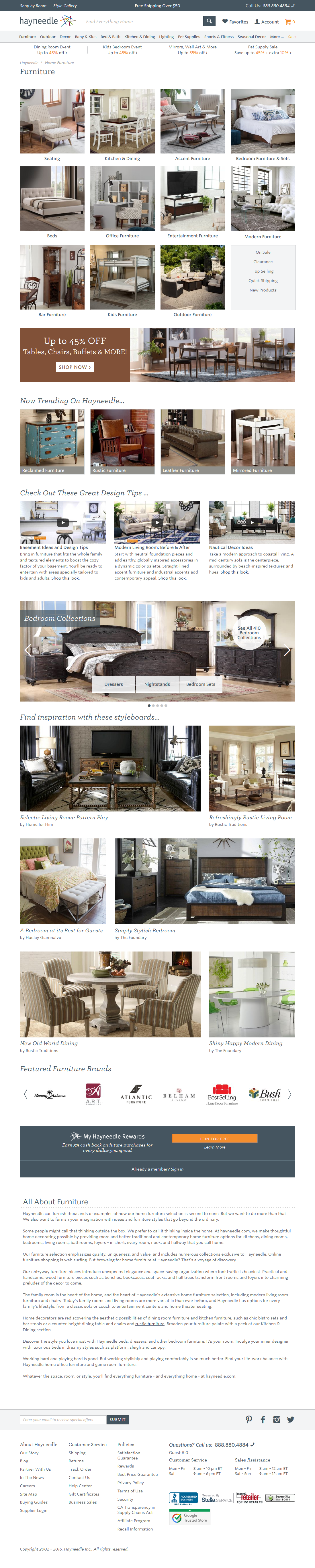 Desktop screenshot of Hayneedle