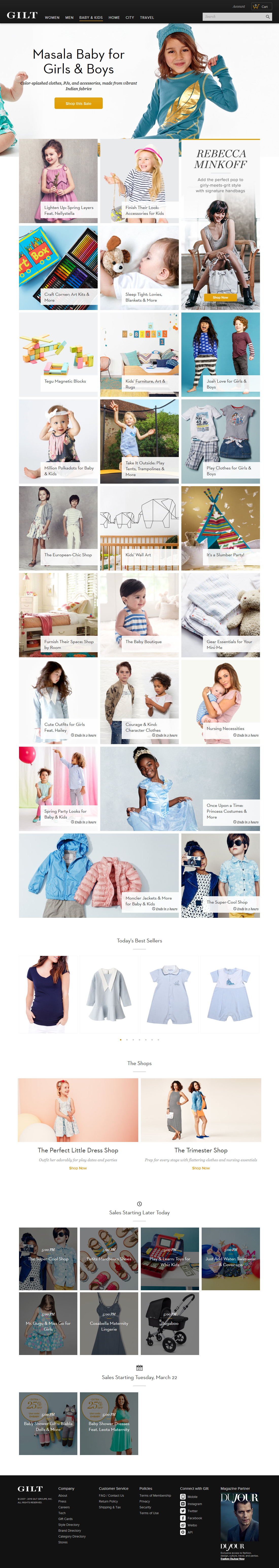 Desktop screenshot of Gilt