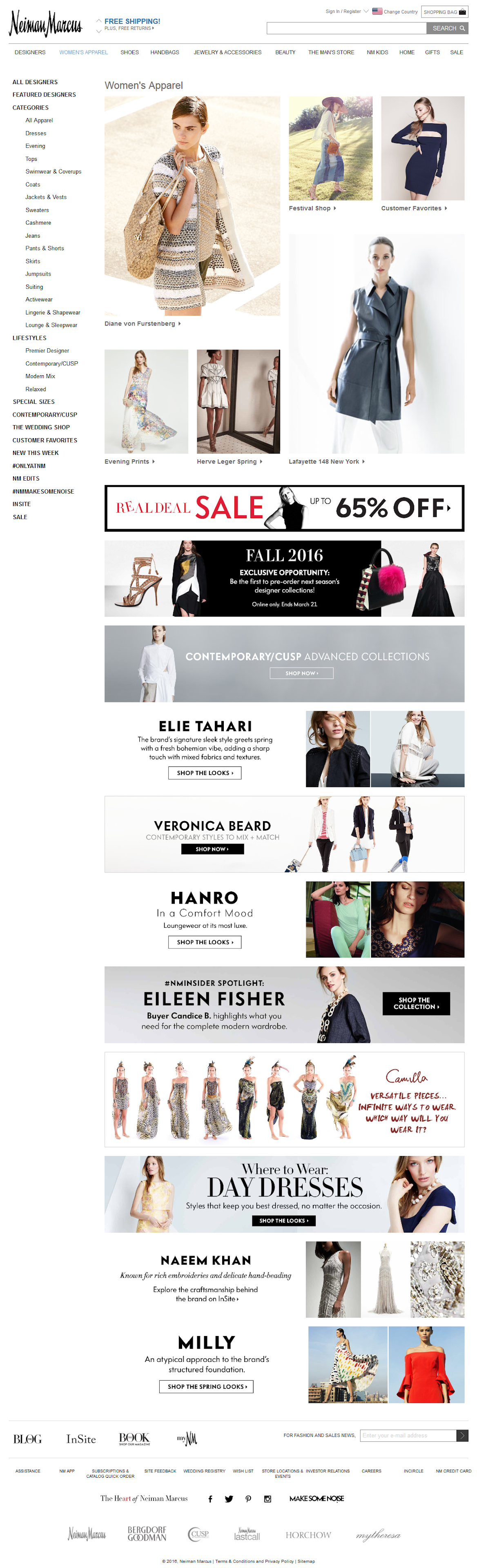 Desktop screenshot of Neiman Marcus
