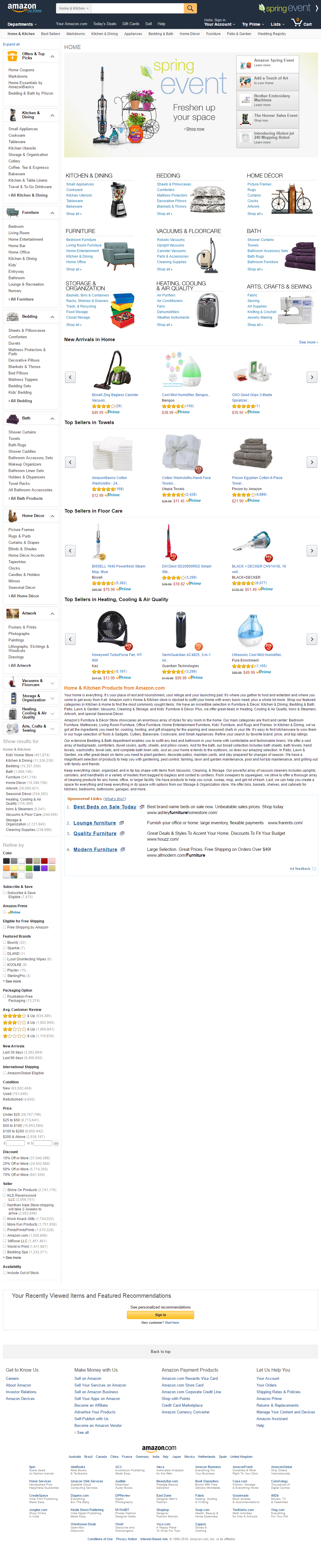 Desktop screenshot of Amazon